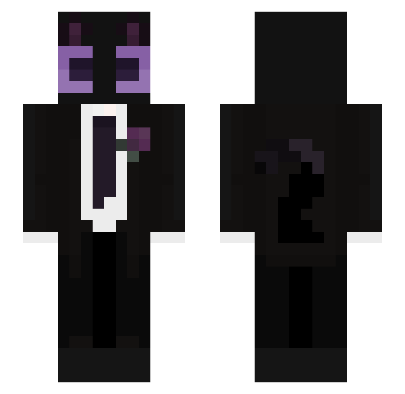 Darka2667 Minecraft skin, front and back view