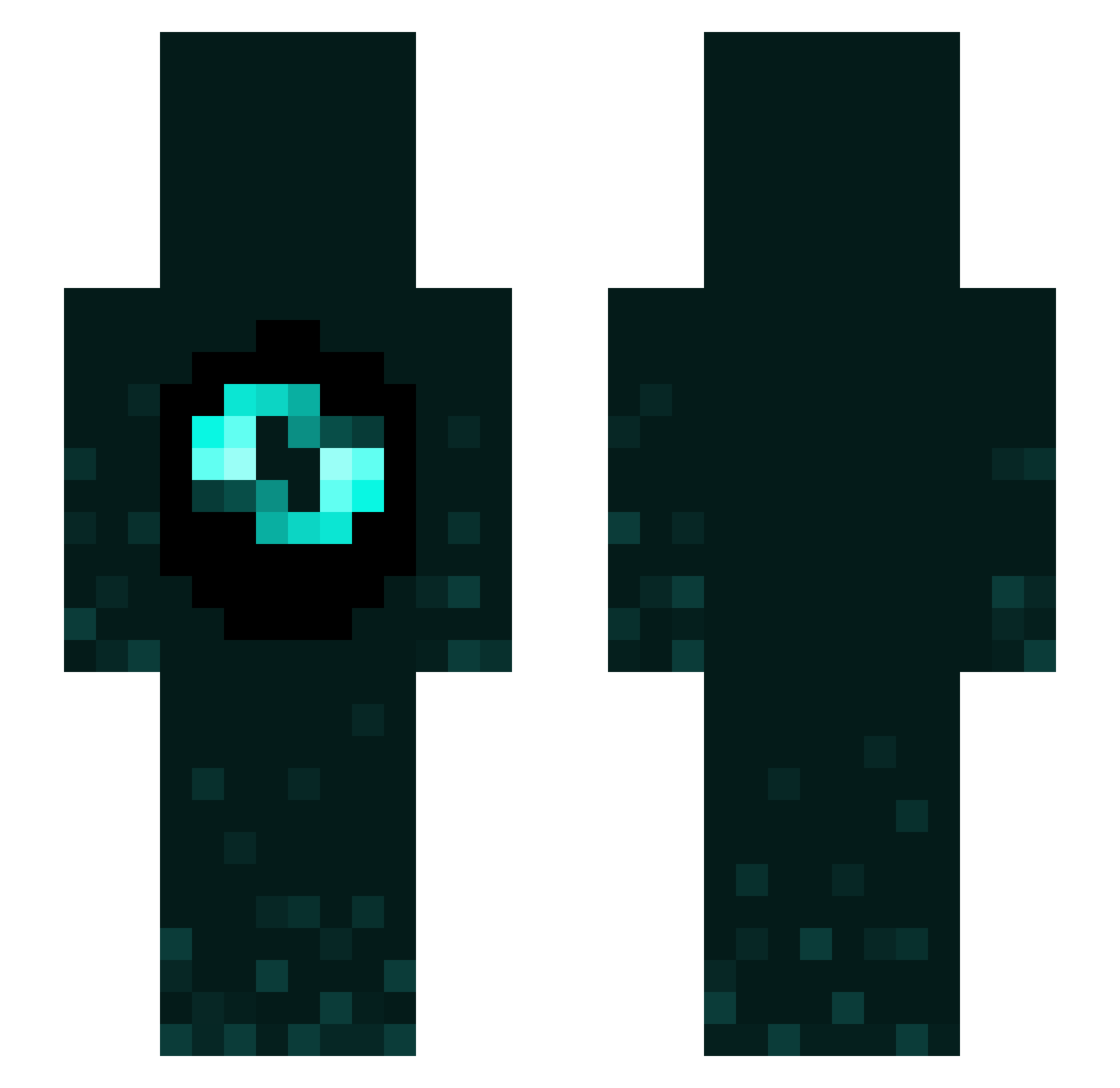 OGGOAT_Flap Minecraft skin, front and back view