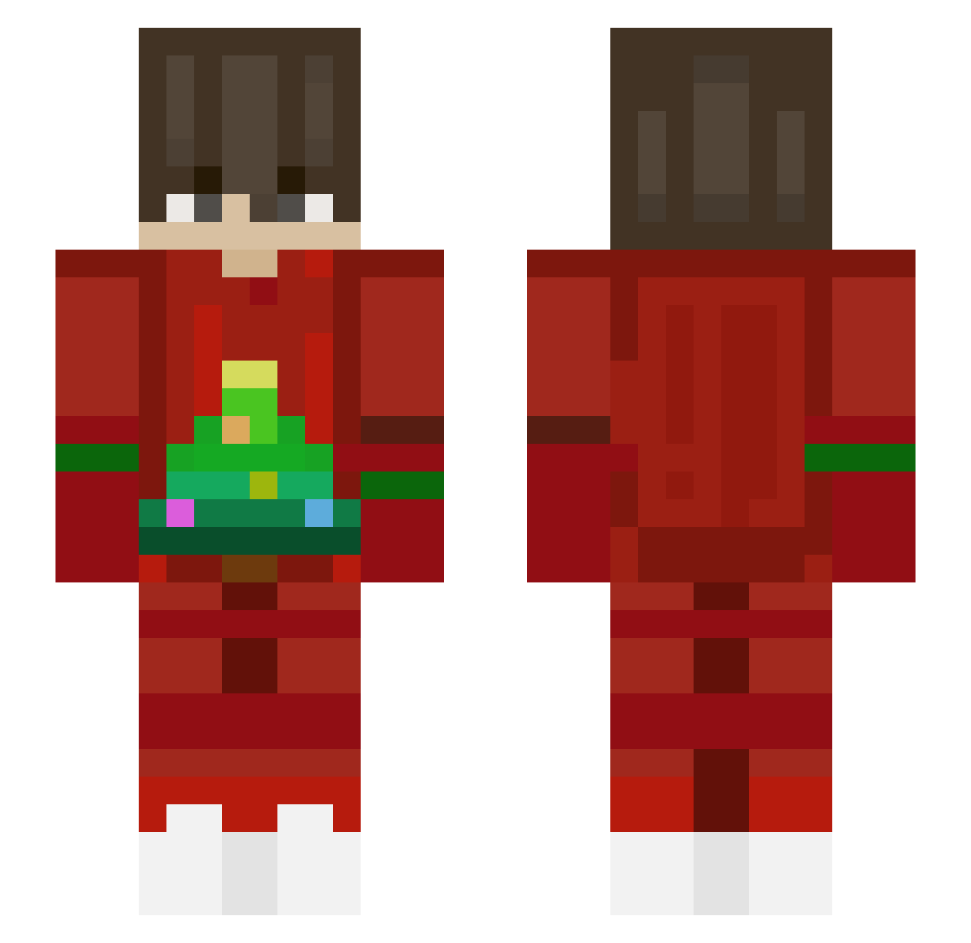 CallMe_Rif Minecraft skin, front and back view