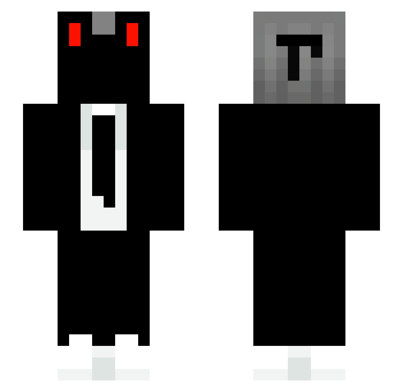 Sloiczek_STG Minecraft skin, front and back view