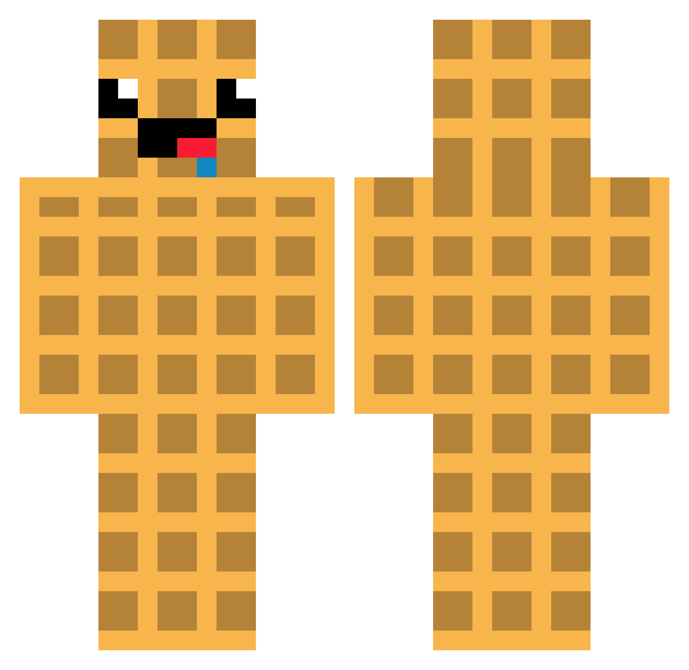 Kaktusekk33 Minecraft skin, front and back view