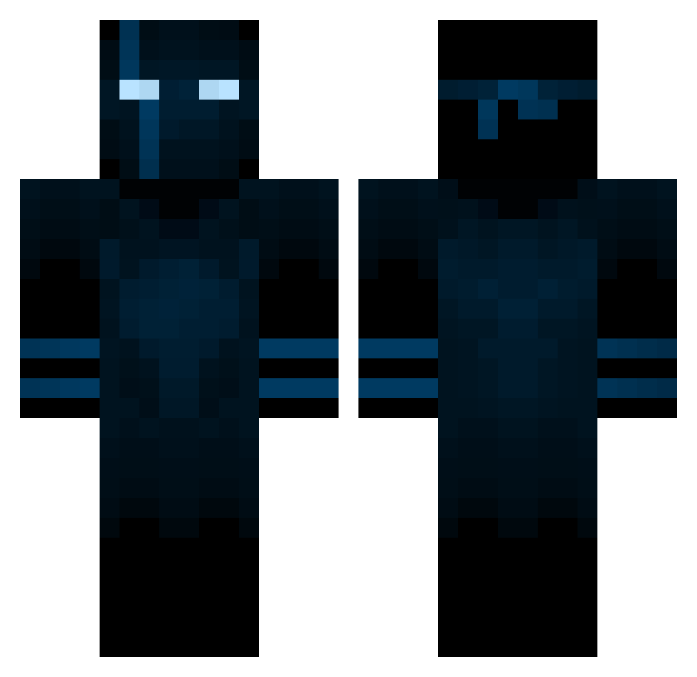 blessedmushii Minecraft skin, front and back view