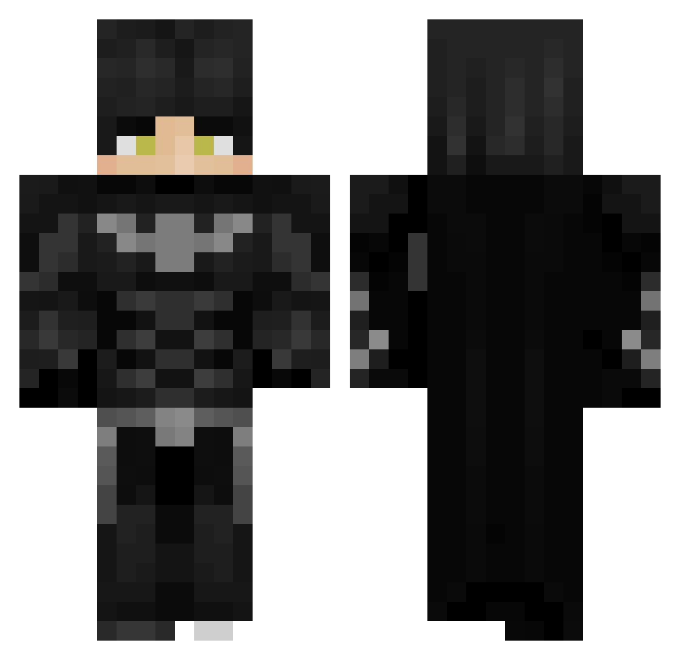 XmirkoZ Minecraft skin, front and back view