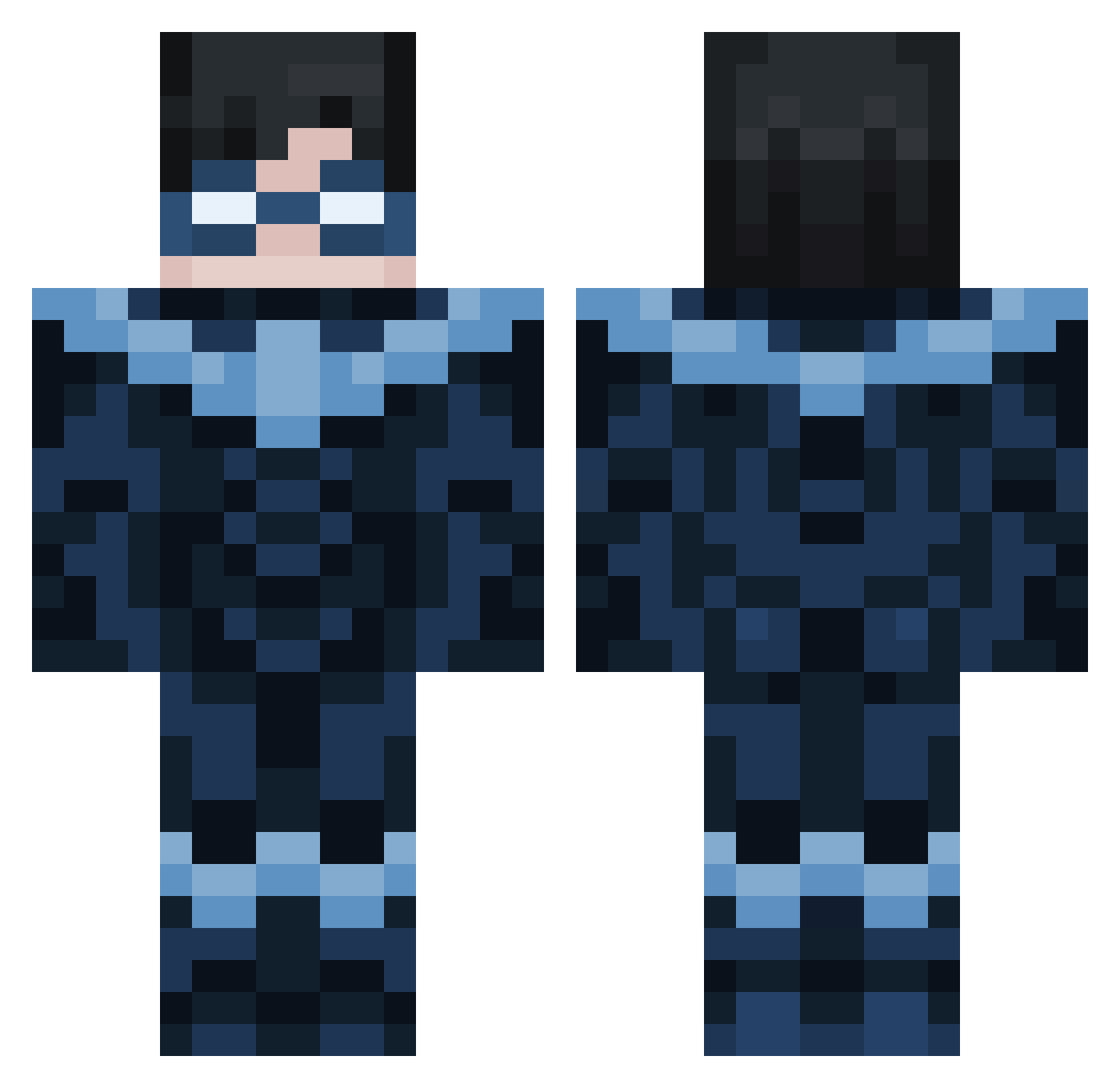 Potatol_l Minecraft skin, front and back view