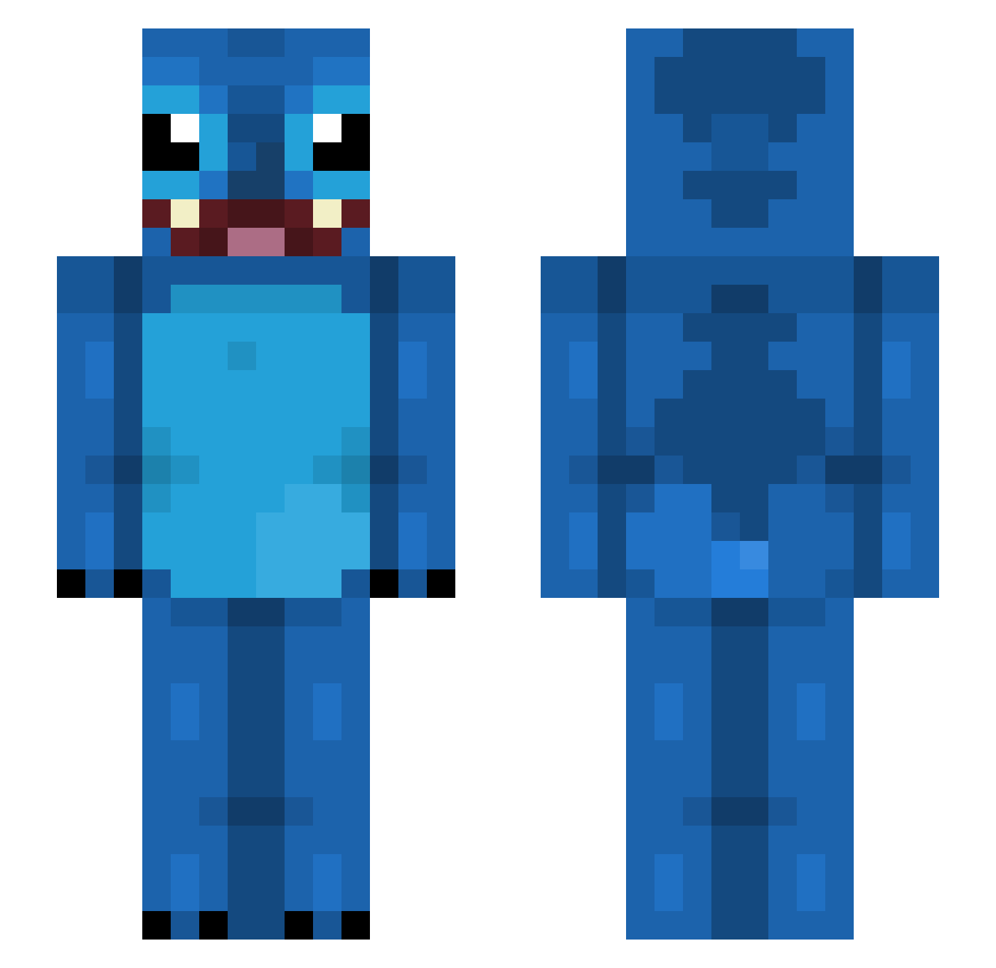 __Thomsen__ Minecraft skin, front and back view
