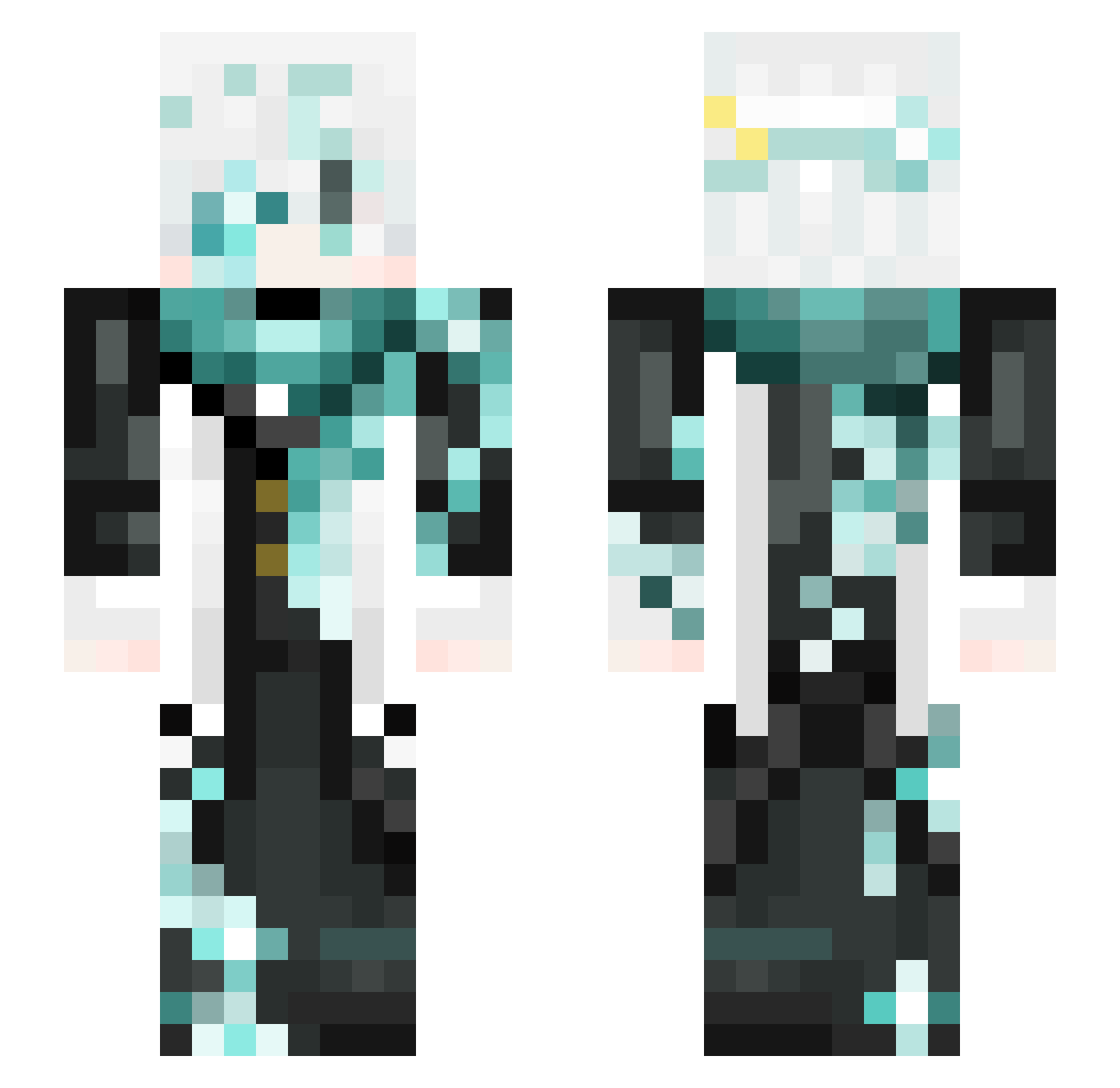 yun_zai255 Minecraft skin, front and back view