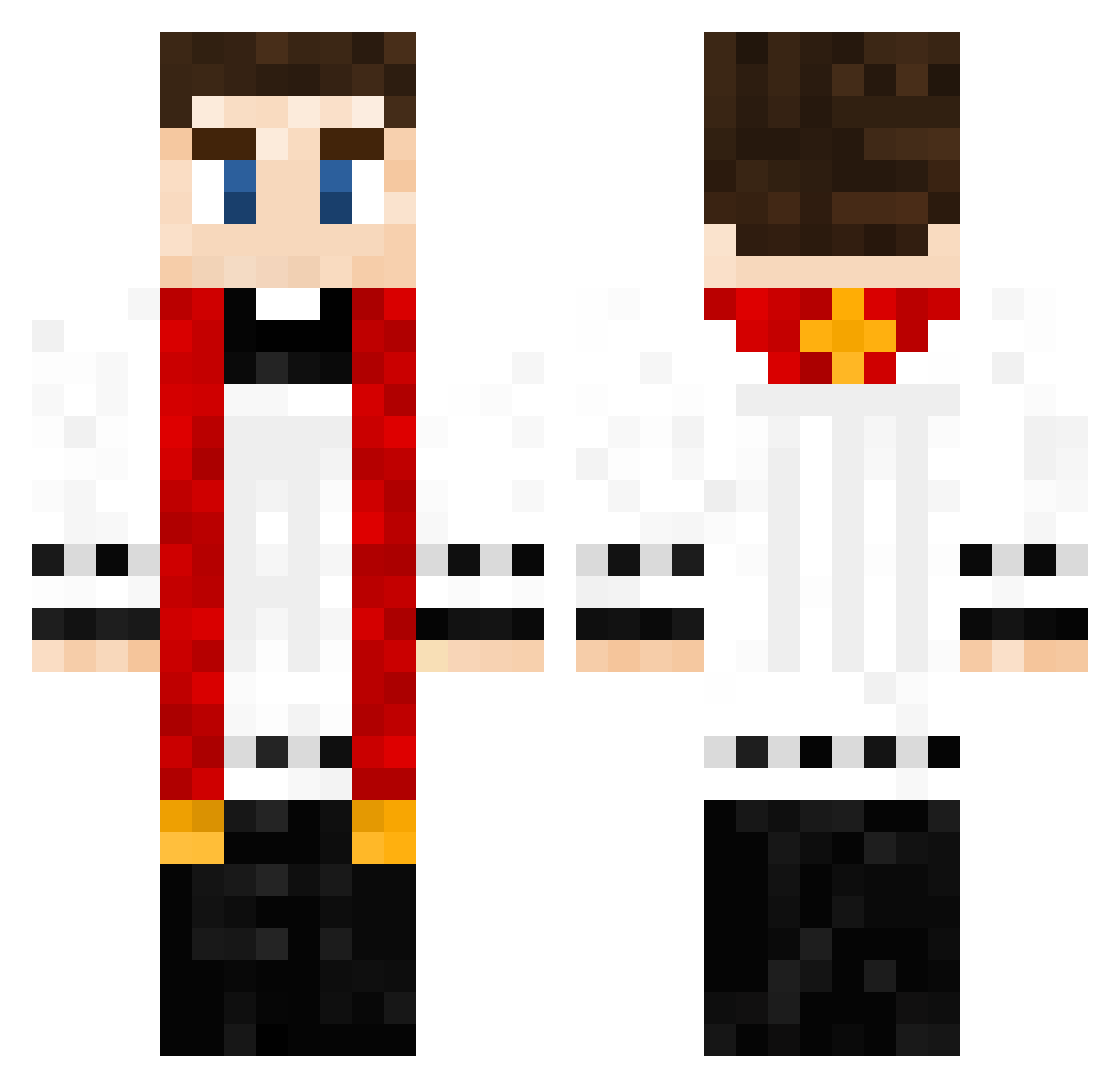 lolriti99 Minecraft skin, front and back view
