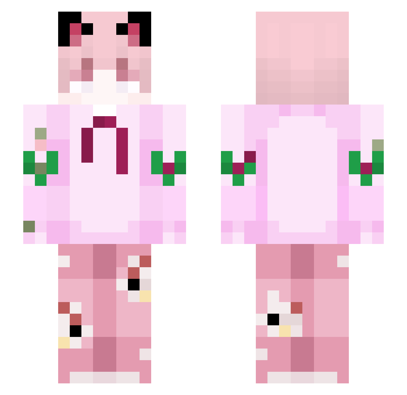 1stEclipse_ Minecraft skin, front and back view