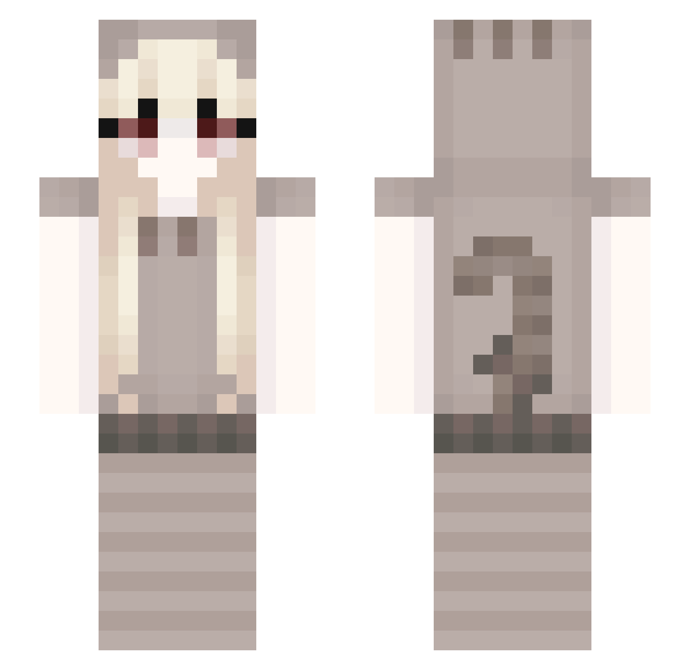 songyi953 Minecraft skin, front and back view