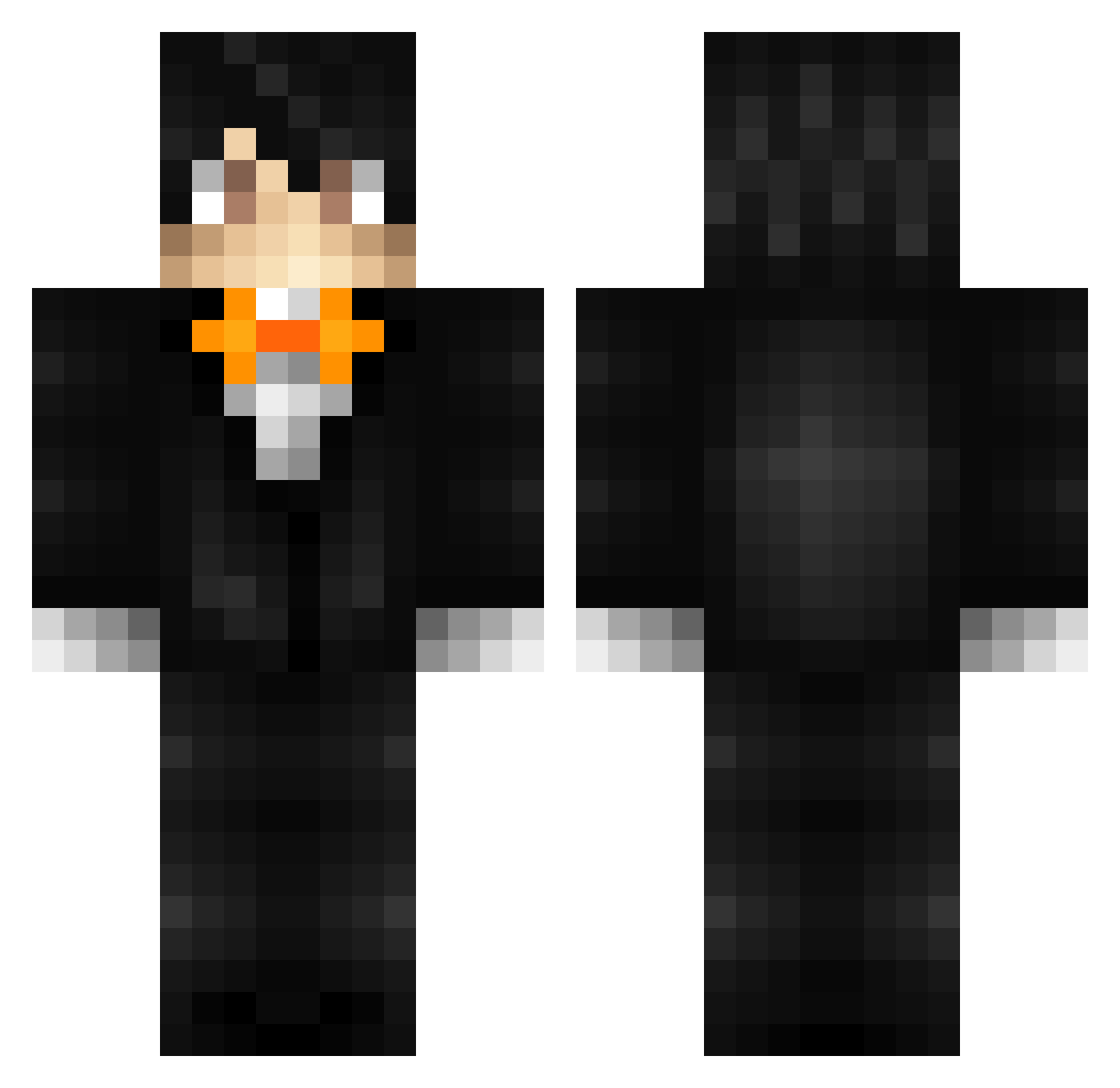 Tru_Legendz Minecraft skin, front and back view