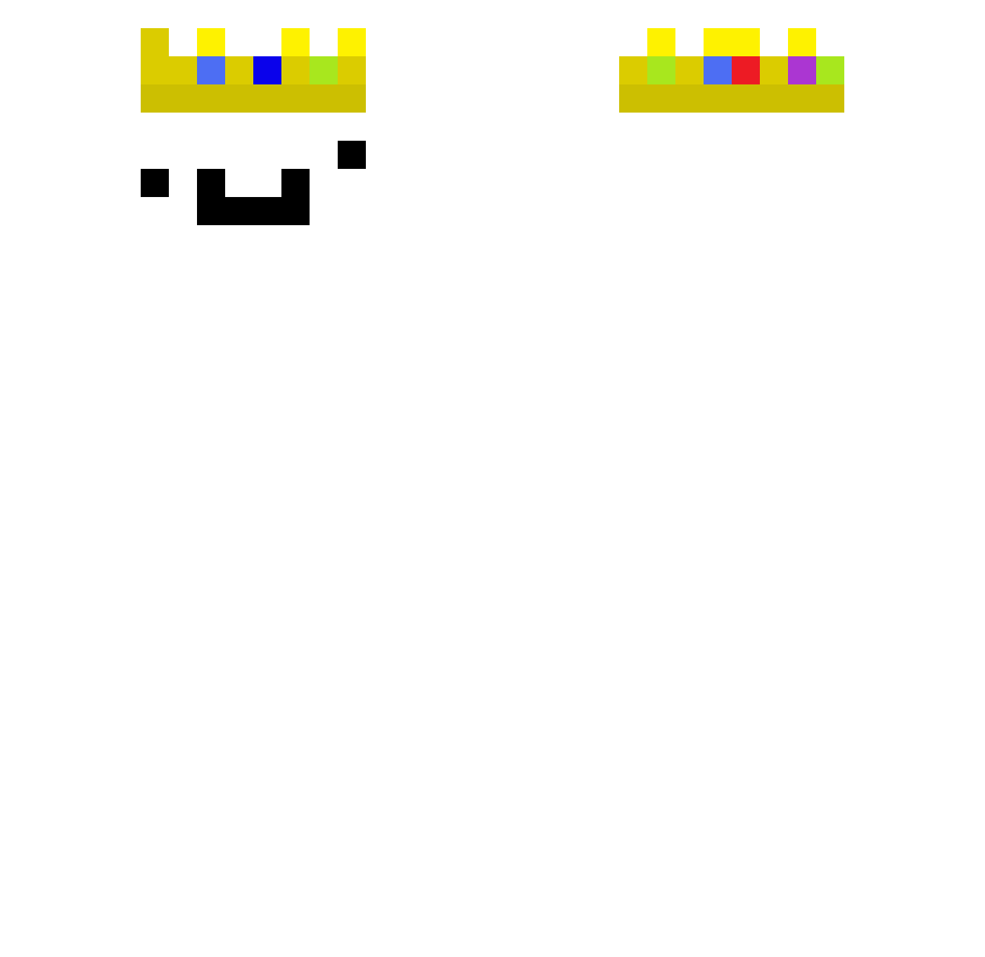 Cinar_Admin Minecraft skin, front and back view