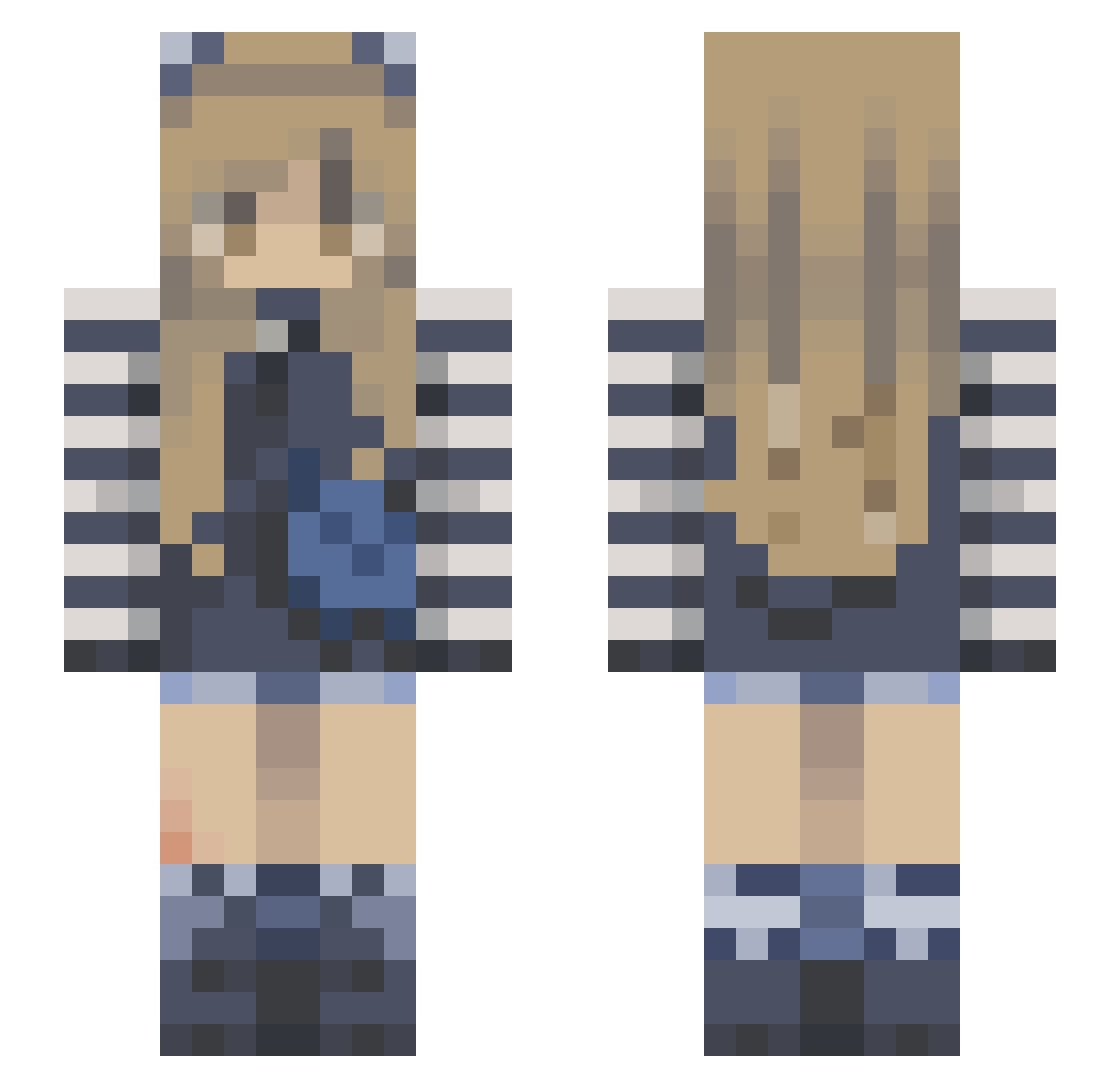 rxnjq_5 Minecraft skin, front and back view