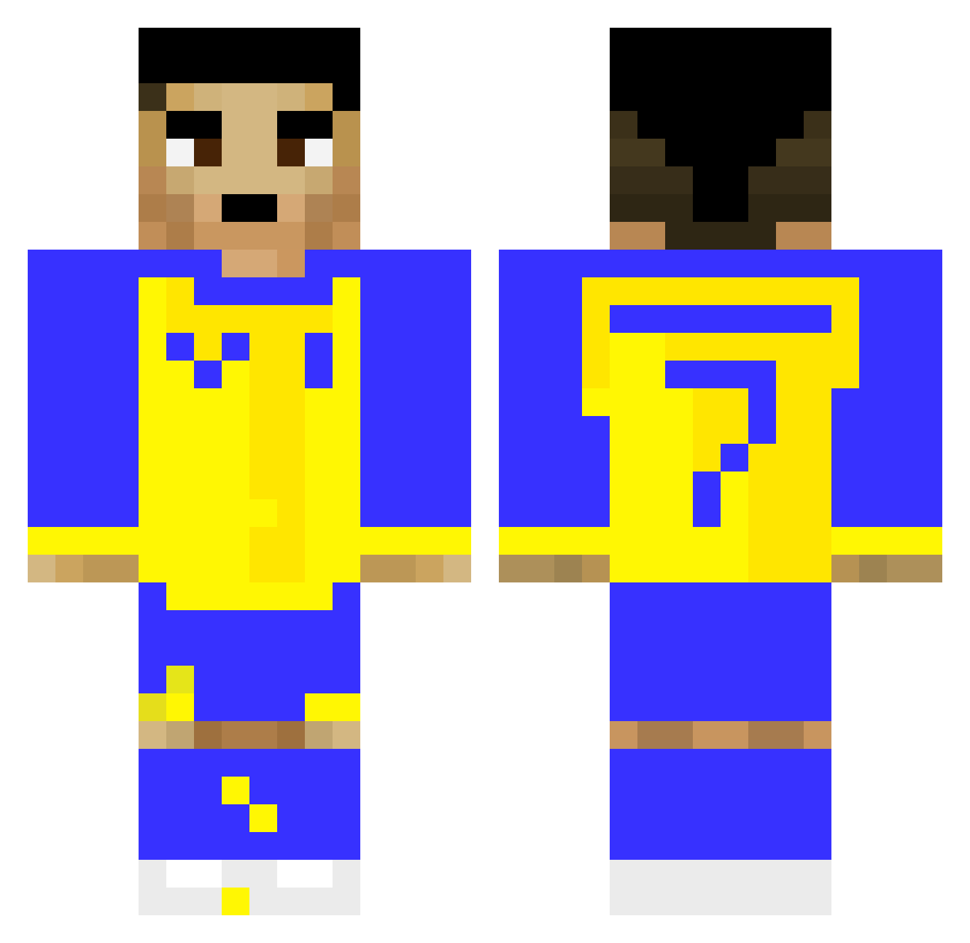 noah35789 Minecraft skin, front and back view