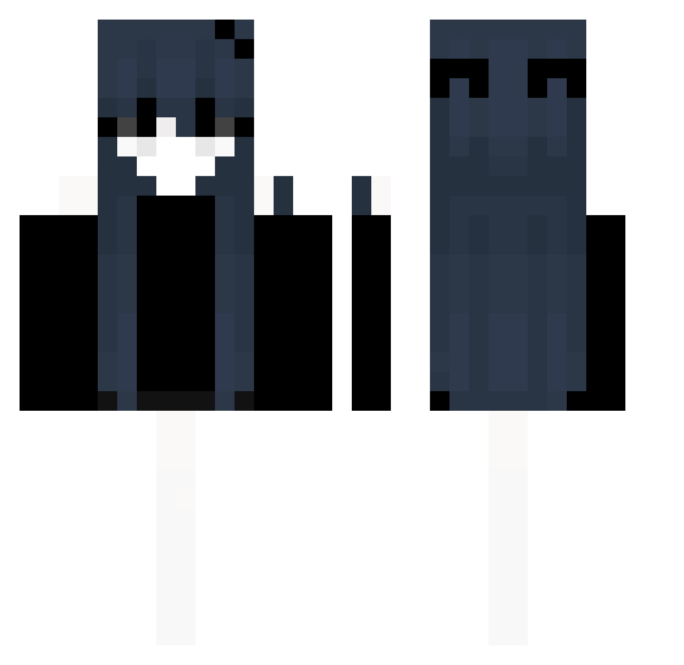 Sofis356 Minecraft skin, front and back view