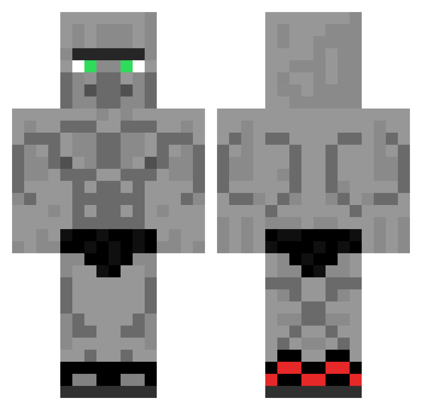 Prince_Karl Minecraft skin, front and back view