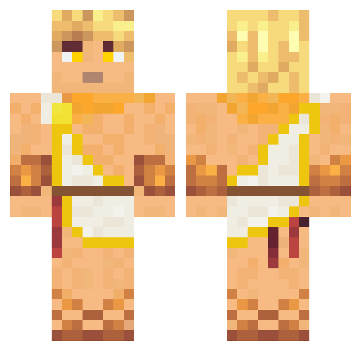 otf_stellar Minecraft skin, front and back view