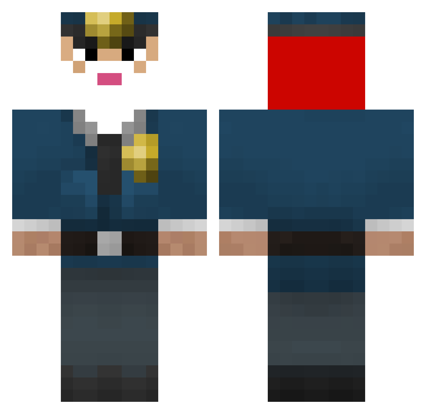 pertti_69 Minecraft skin, front and back view