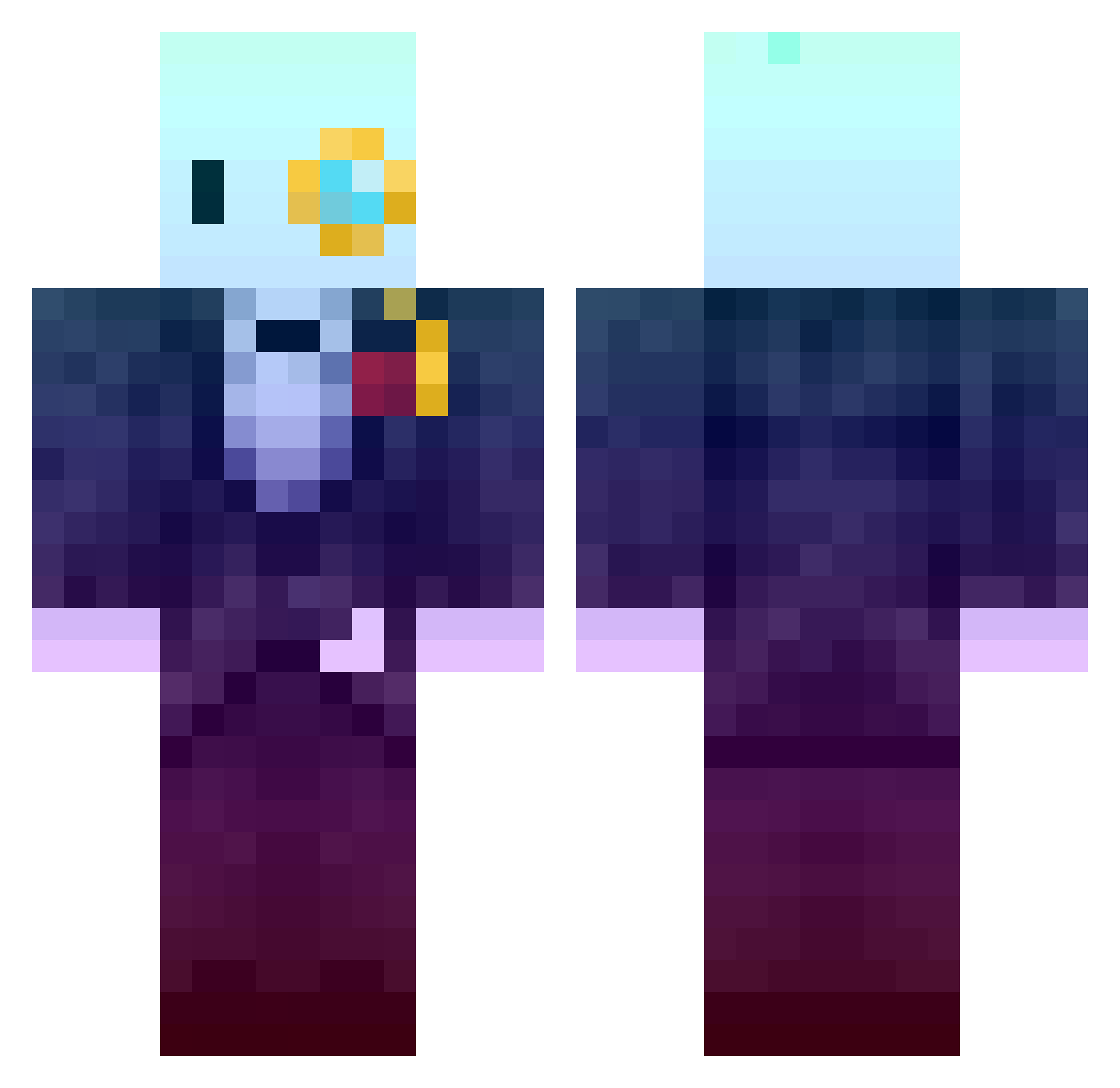Lior_92 Minecraft skin, front and back view