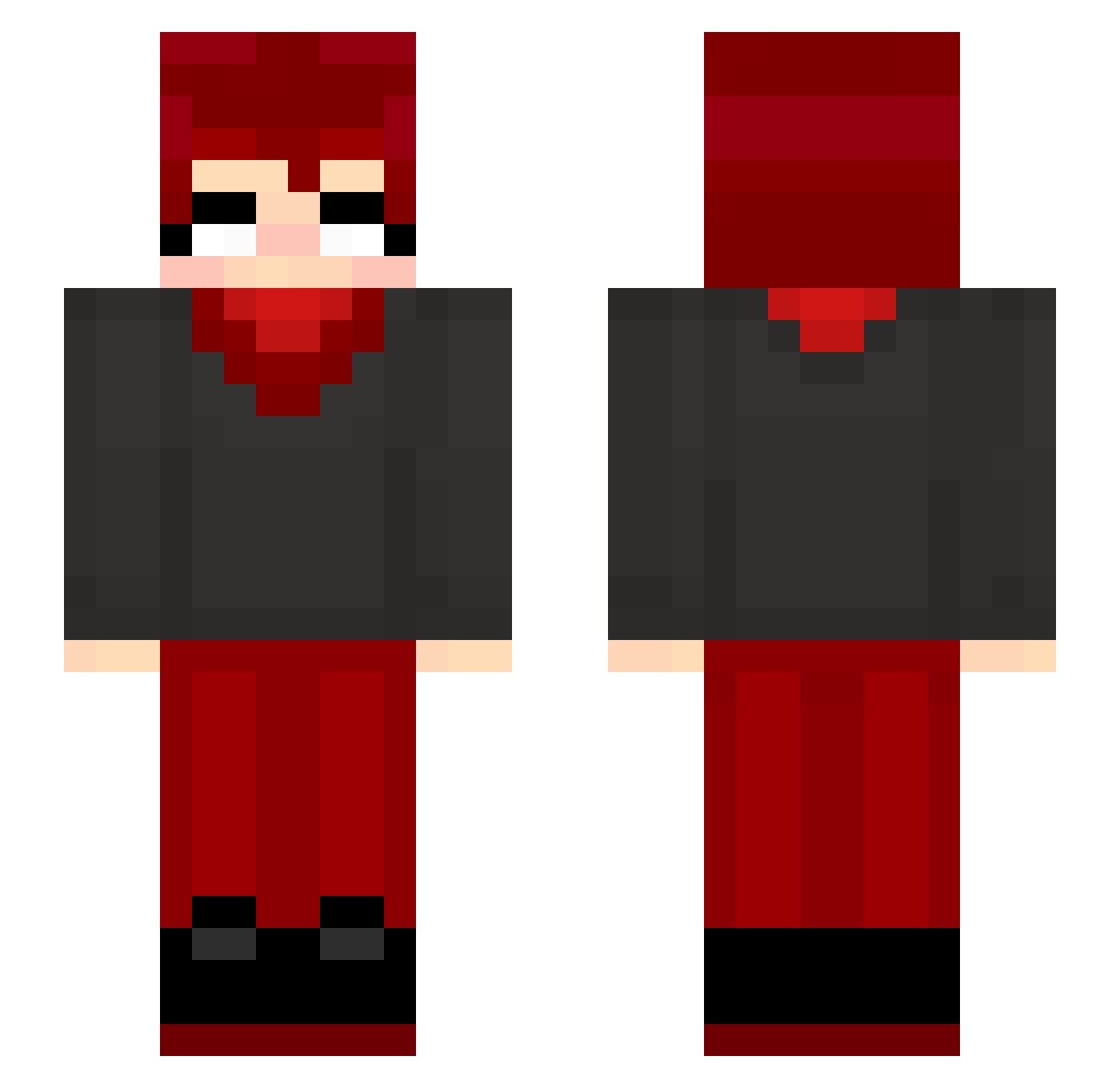 KocimietkaMiekka Minecraft skin, front and back view