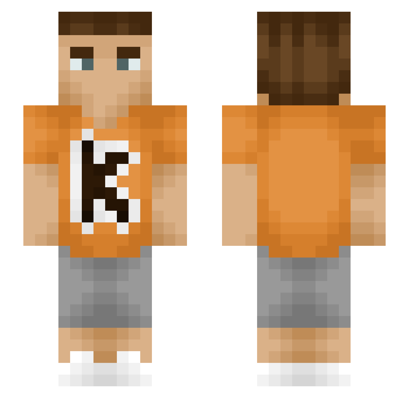 freshy232323 Minecraft skin, front and back view