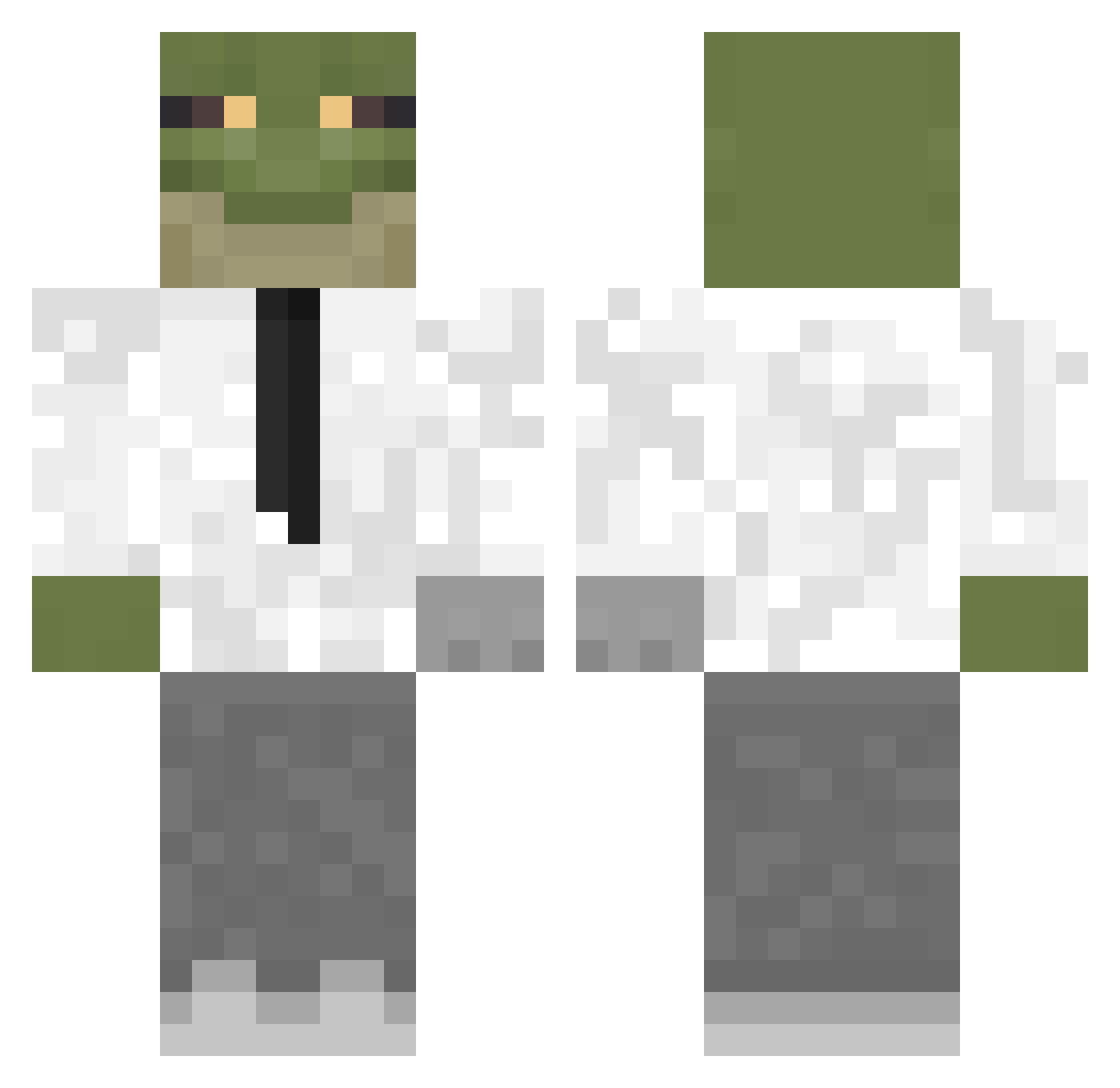 jmasevr_eirrarca Minecraft skin, front and back view