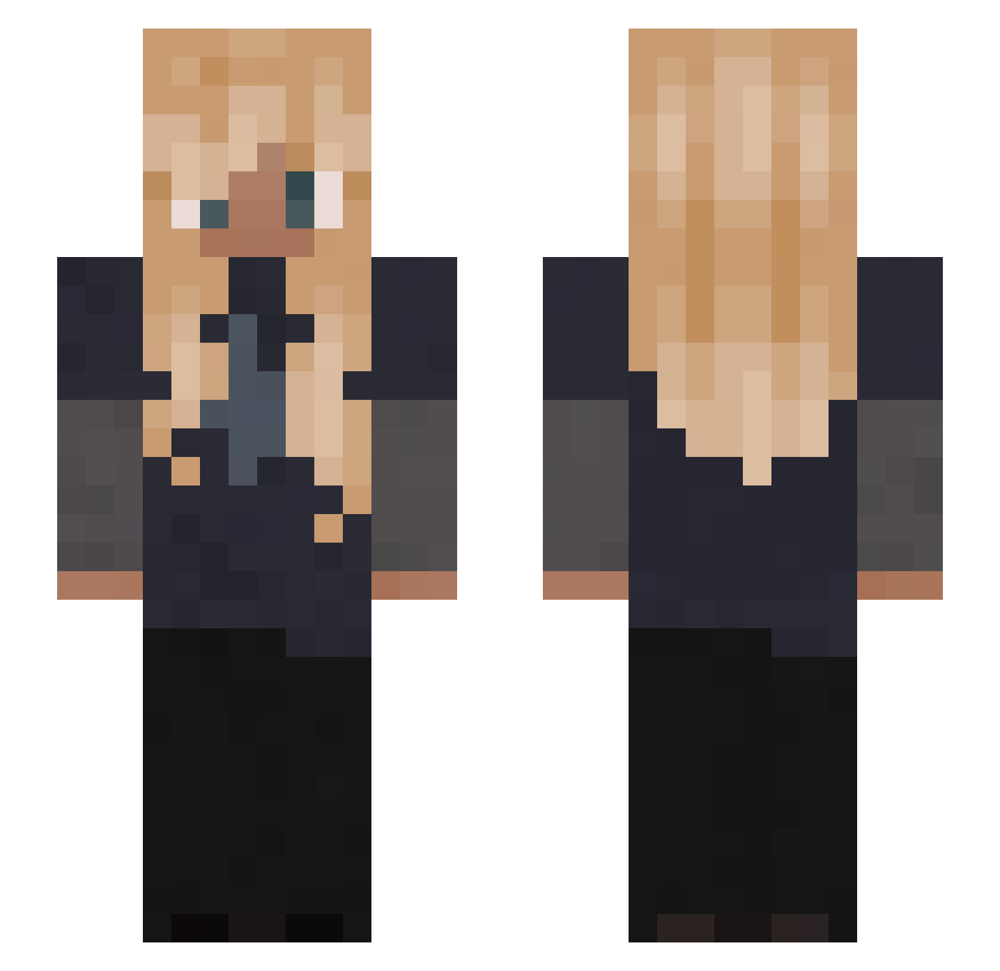 woodyharrelson26 Minecraft skin, front and back view