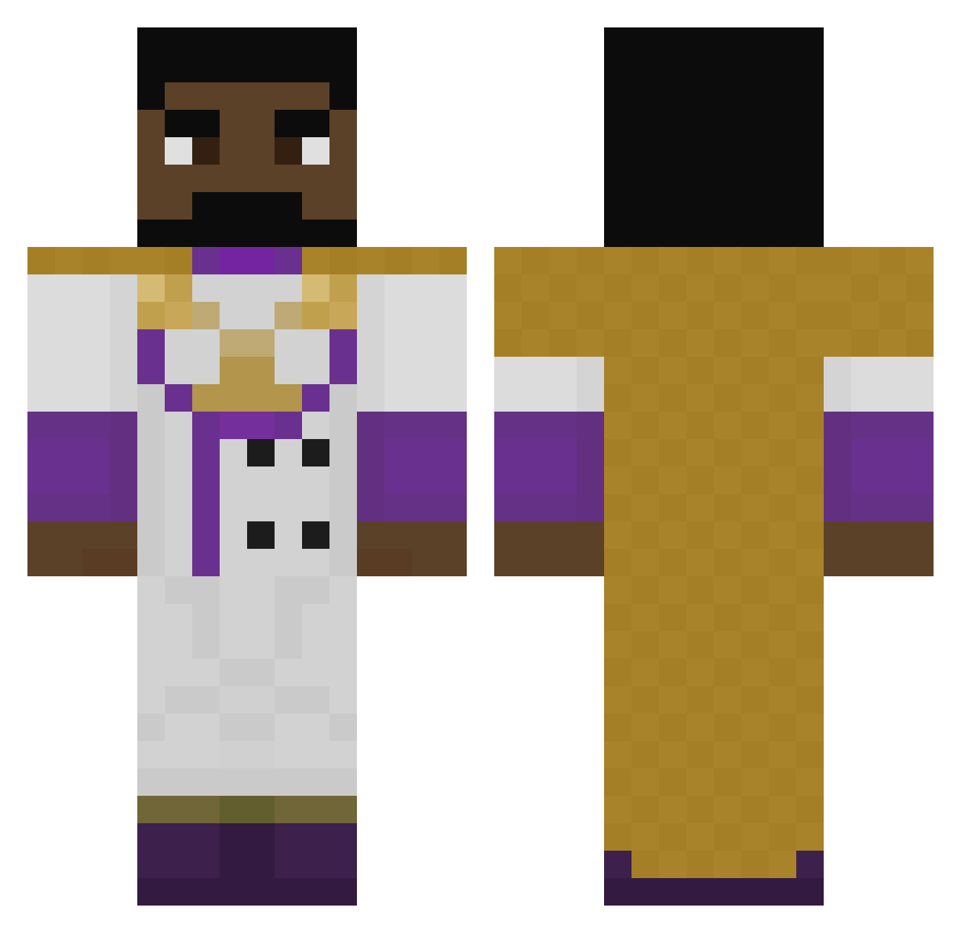 szpicaaa Minecraft skin, front and back view