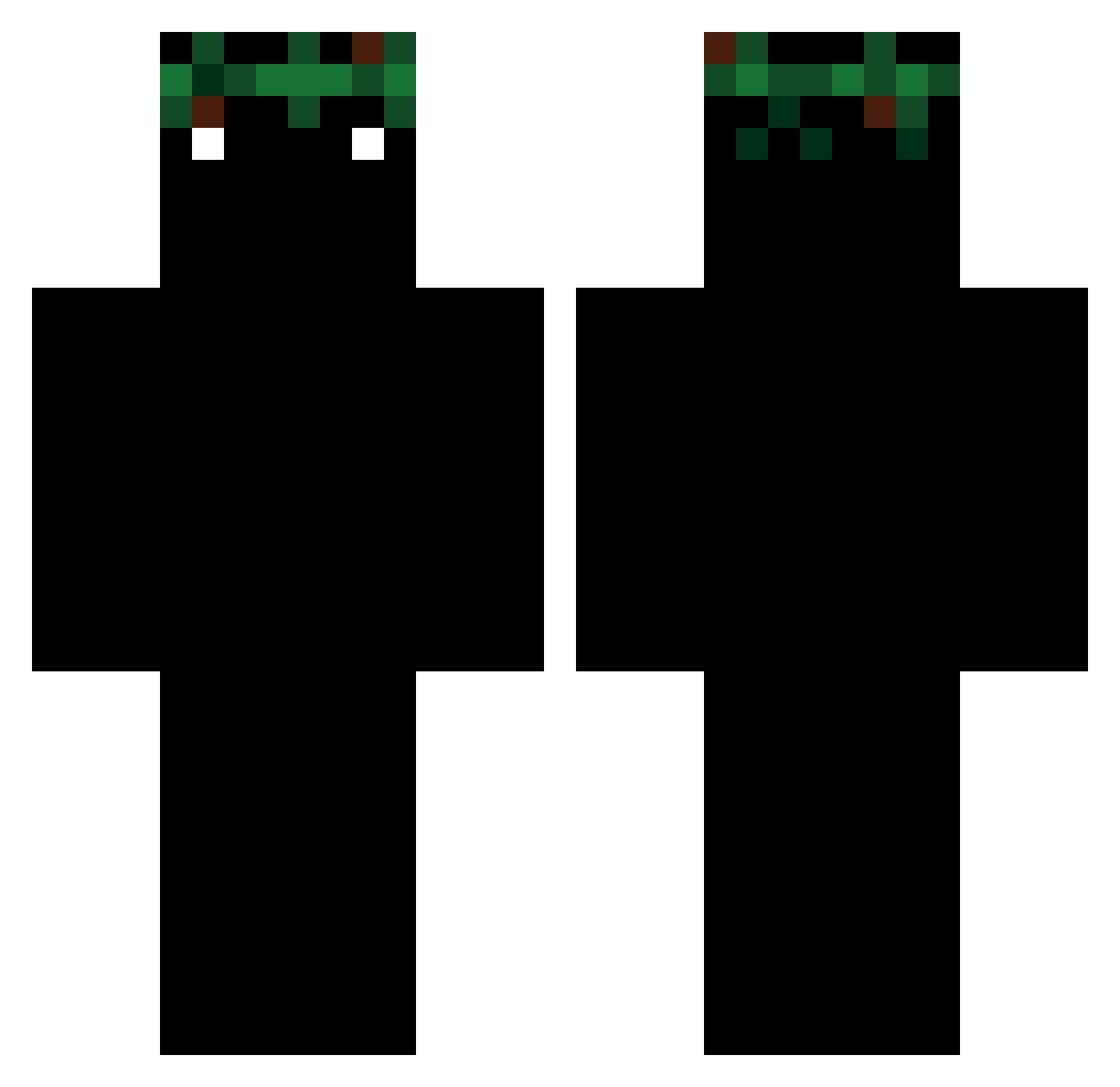 TheoMadeMeChange Minecraft skin, front and back view