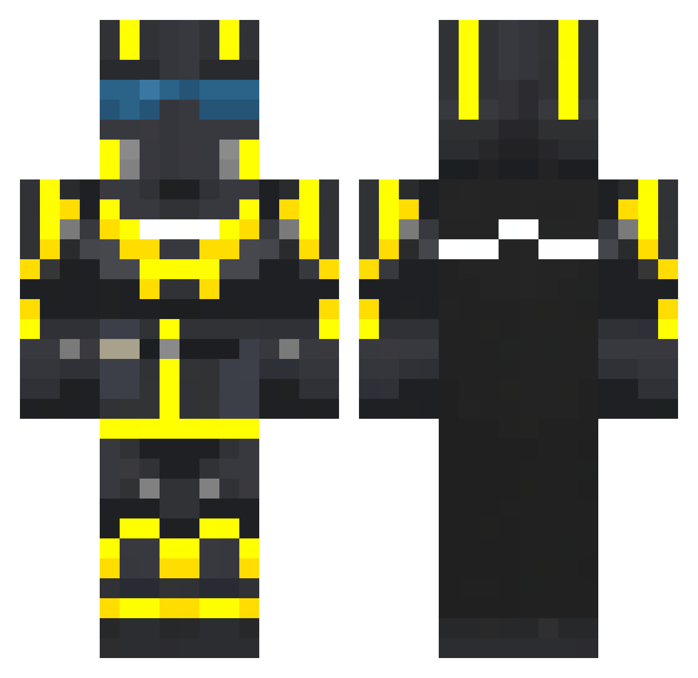 smellystinky1145 Minecraft skin, front and back view