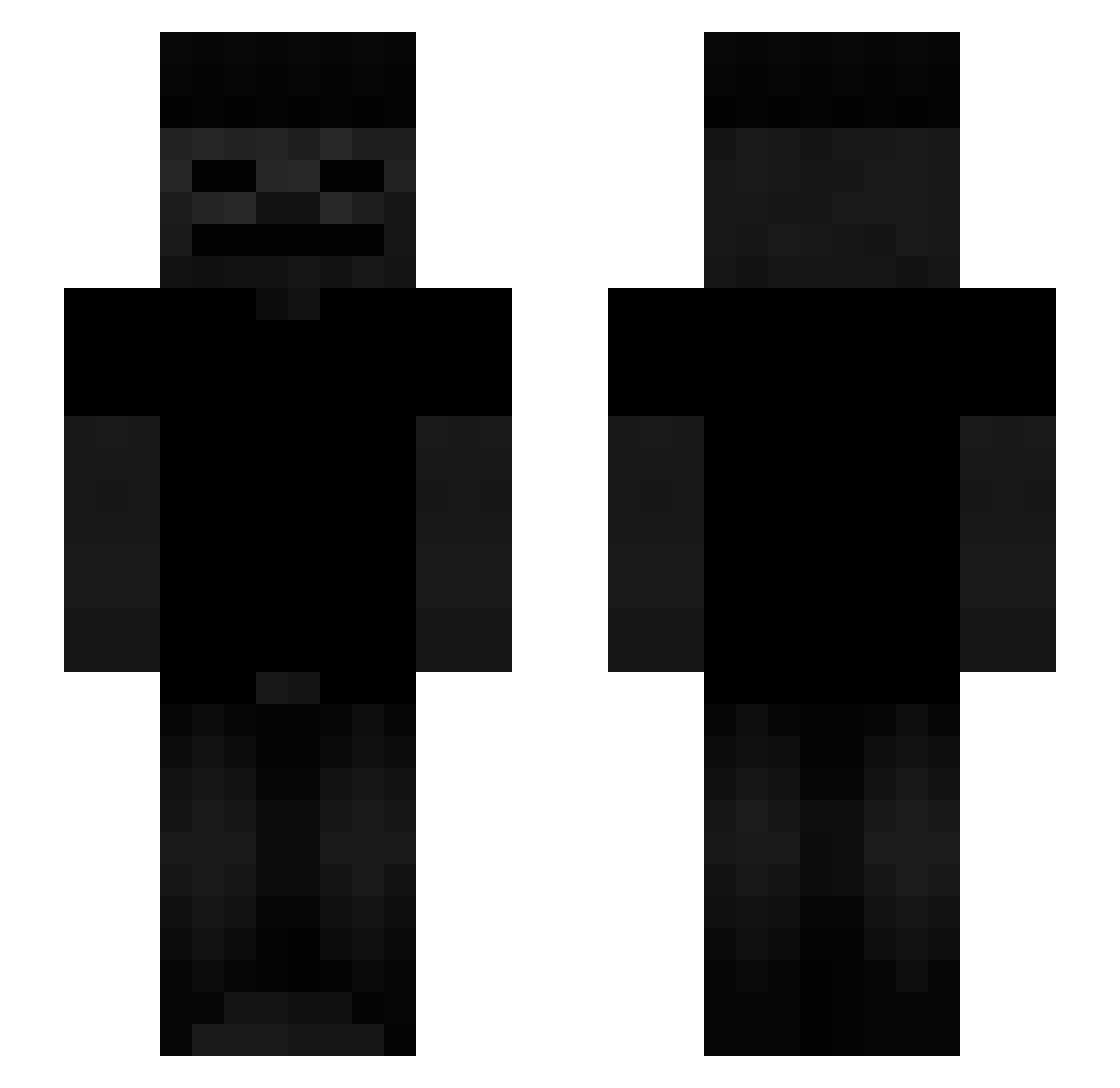 bignejm27 Minecraft skin, front and back view