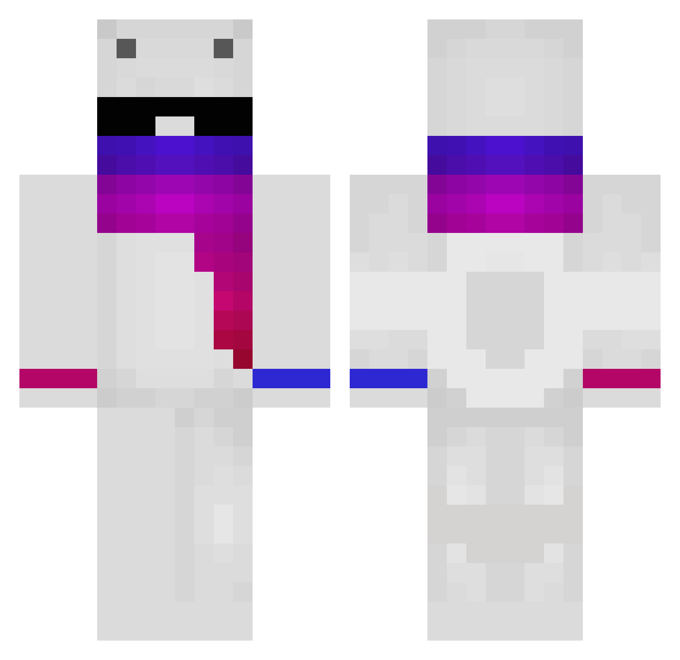 wah_xd Minecraft skin, front and back view