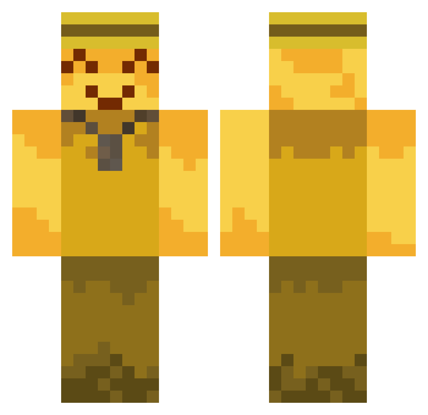matyjmmj Minecraft skin, front and back view