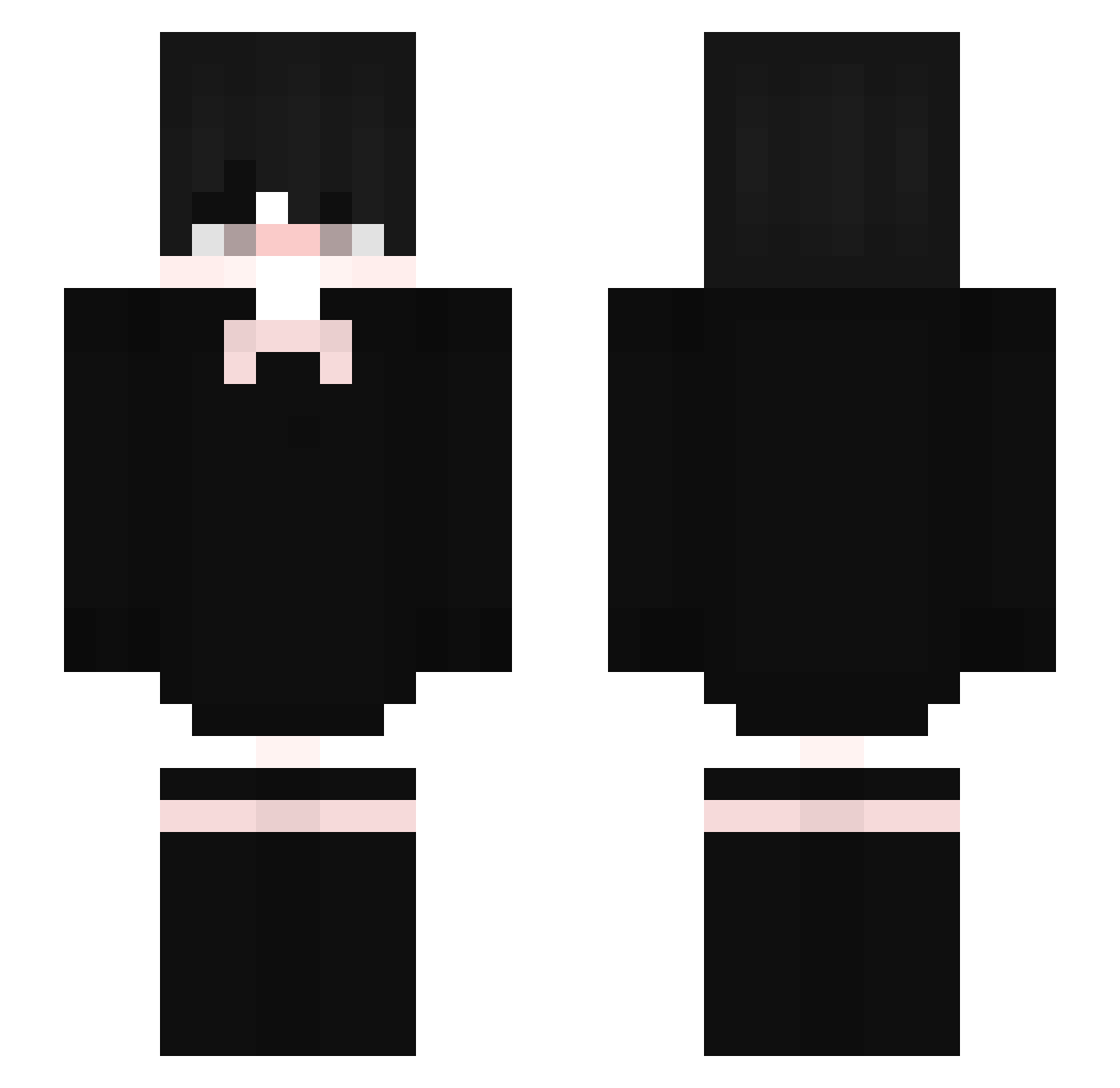 Not_your_lizard Minecraft skin, front and back view