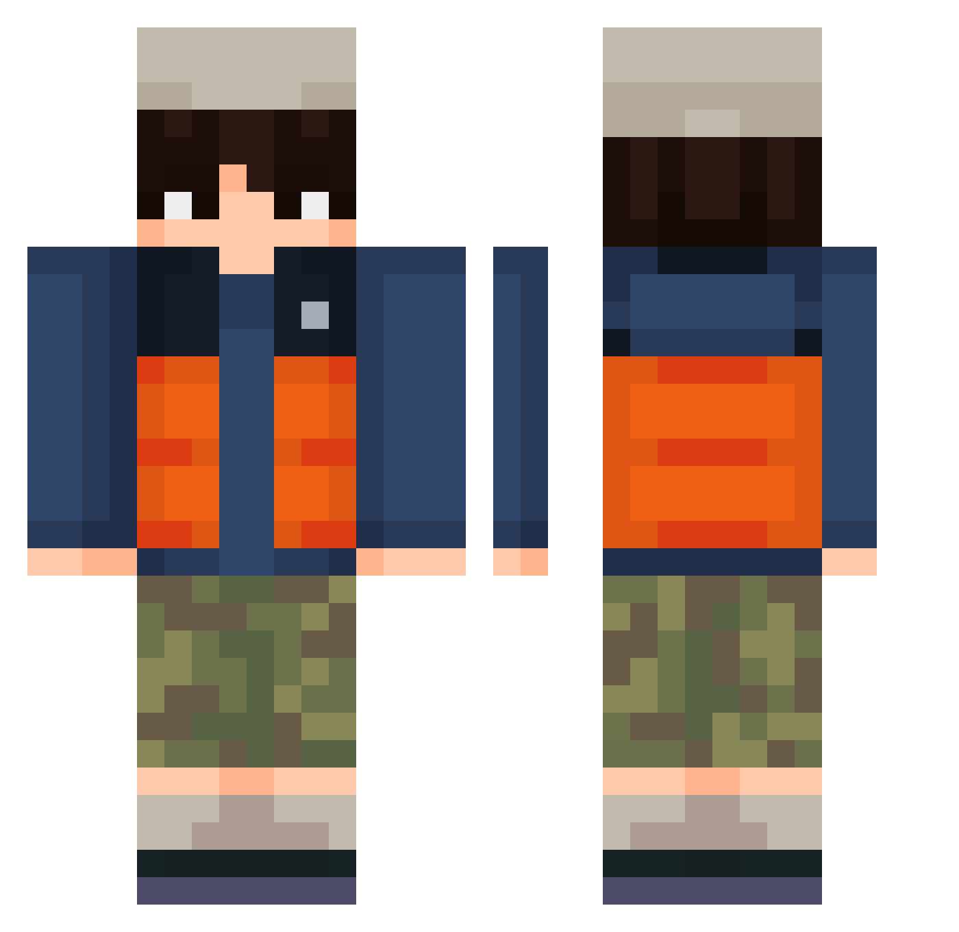 Sfaaa_10 Minecraft skin, front and back view