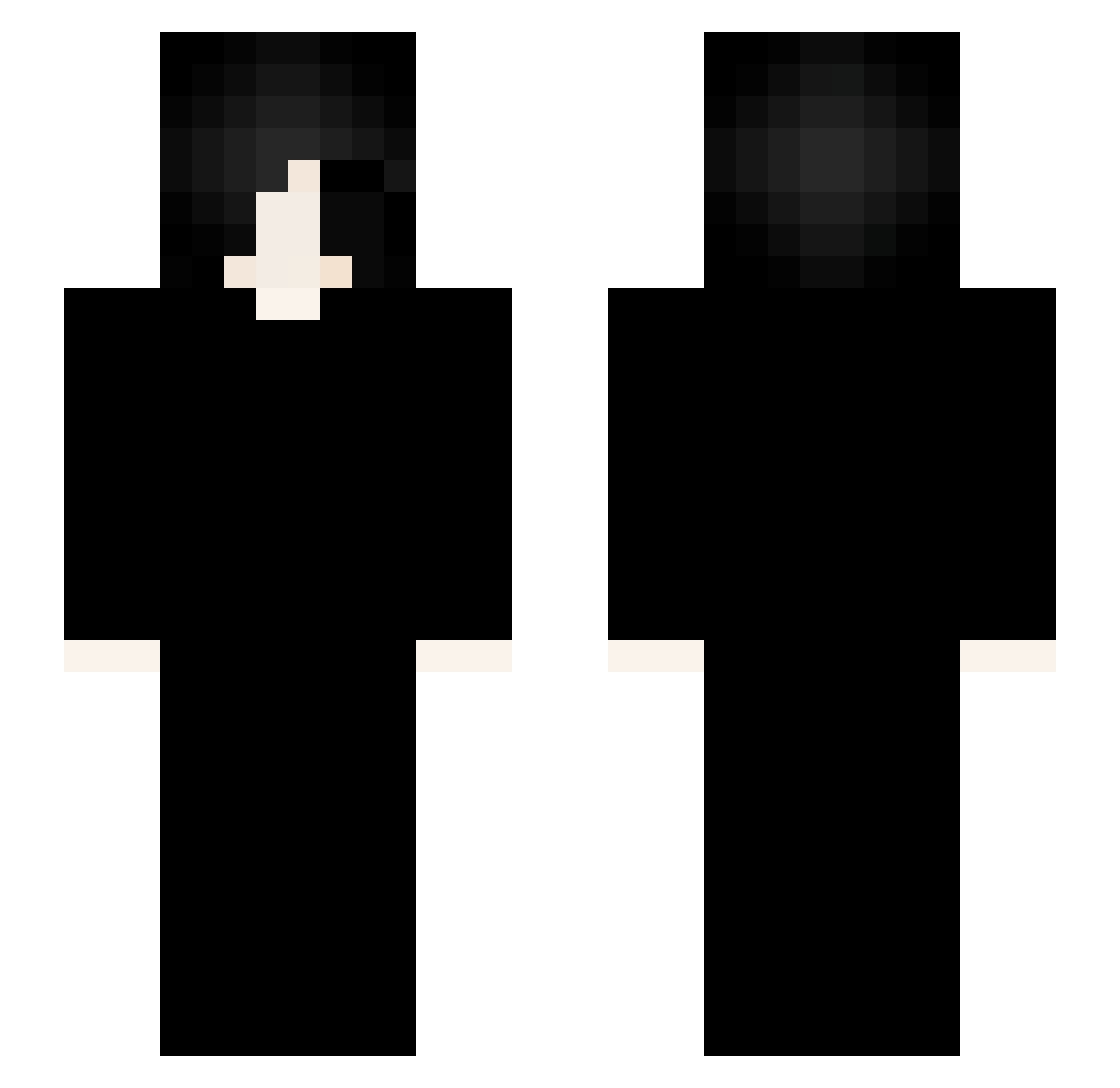 _fsty1e Minecraft skin, front and back view