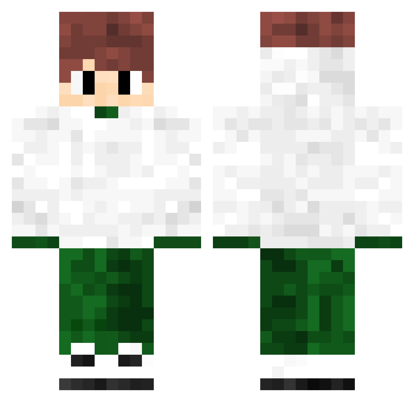 Bakugan_21 Minecraft skin, front and back view