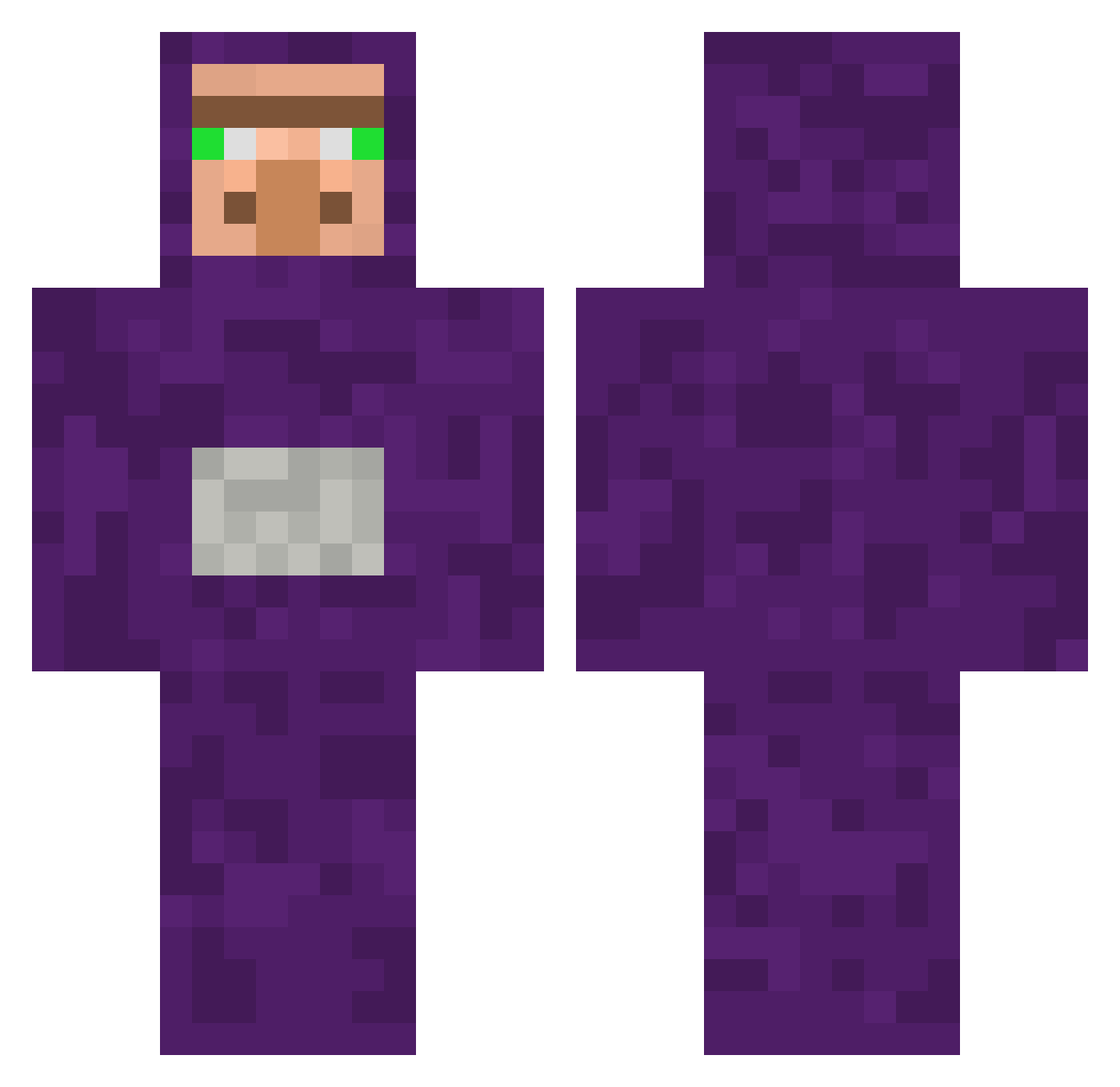 TheCrasher______ Minecraft skin, front and back view