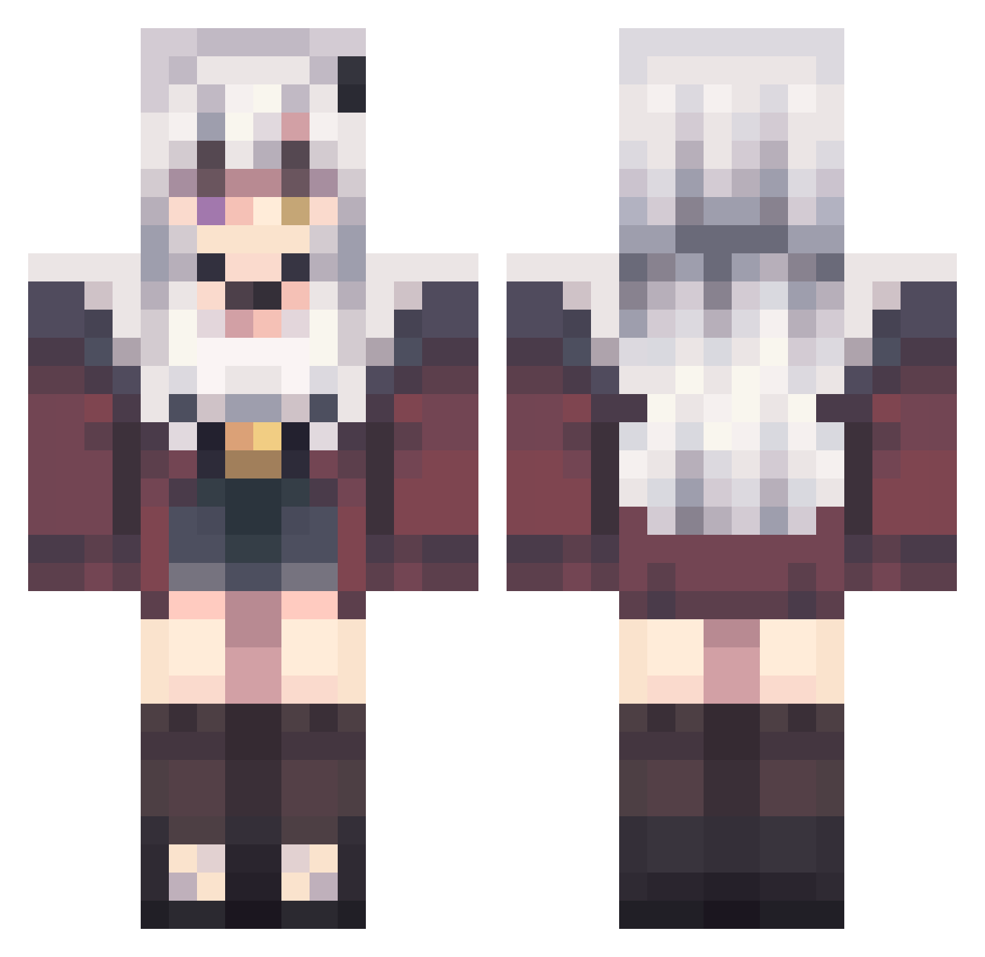 vasiild_ Minecraft skin, front and back view