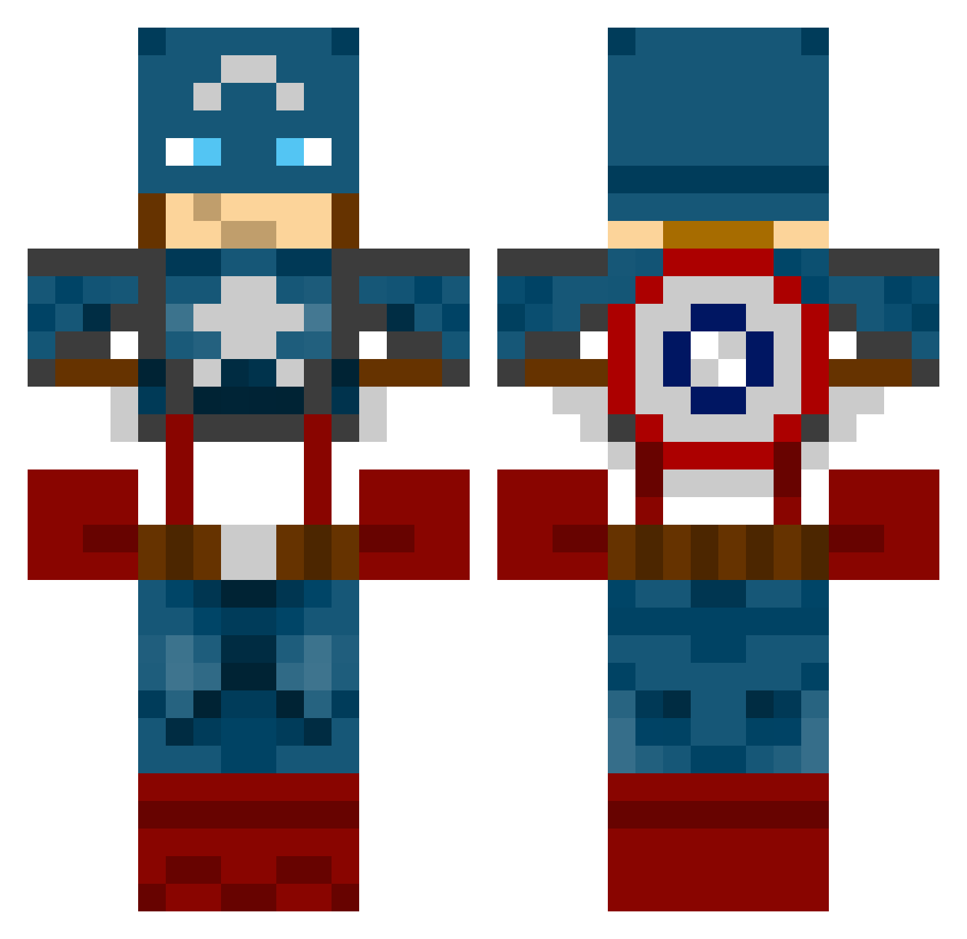 Jessalin Minecraft skin, front and back view