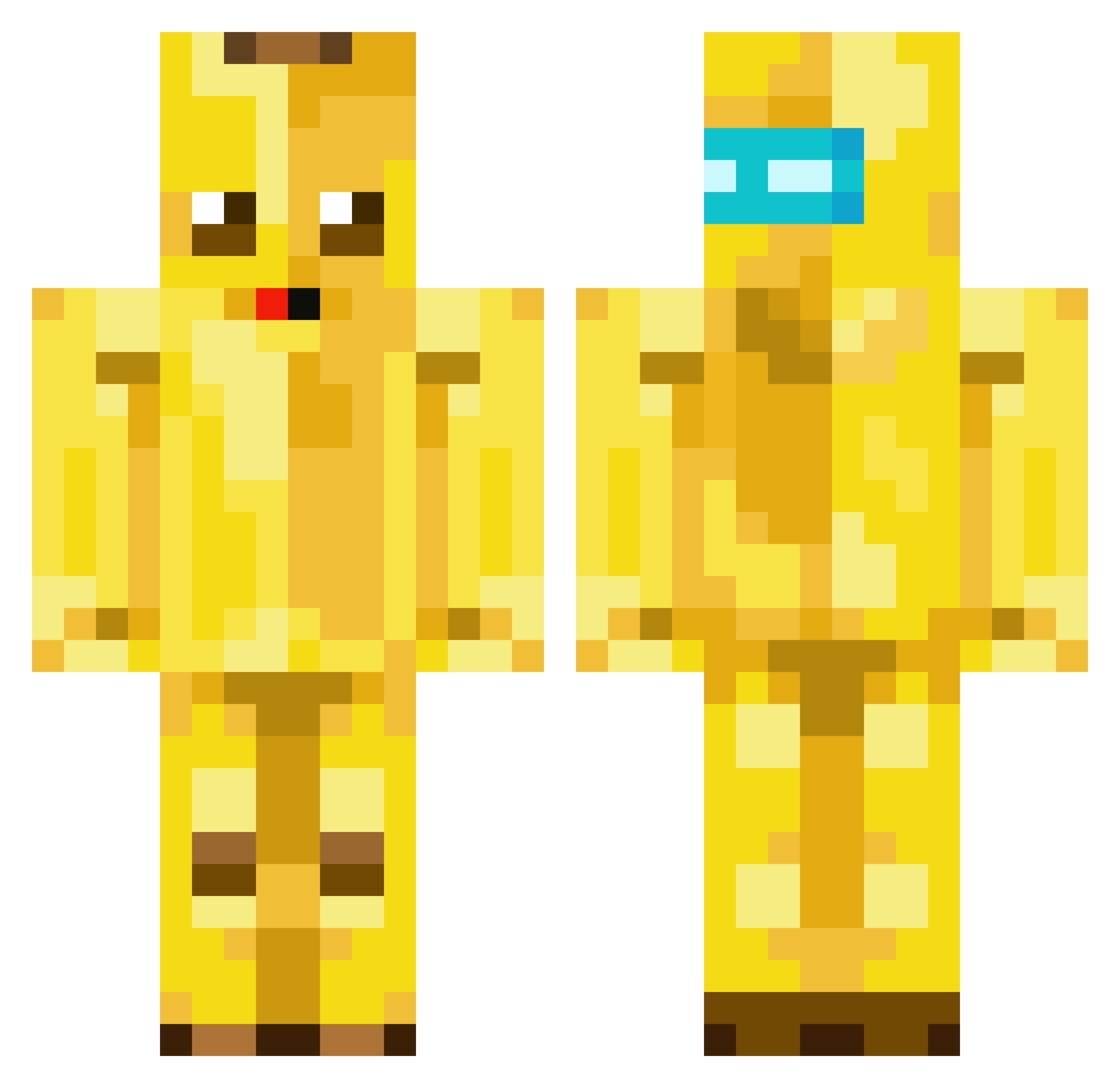prodmercuryy Minecraft skin, front and back view