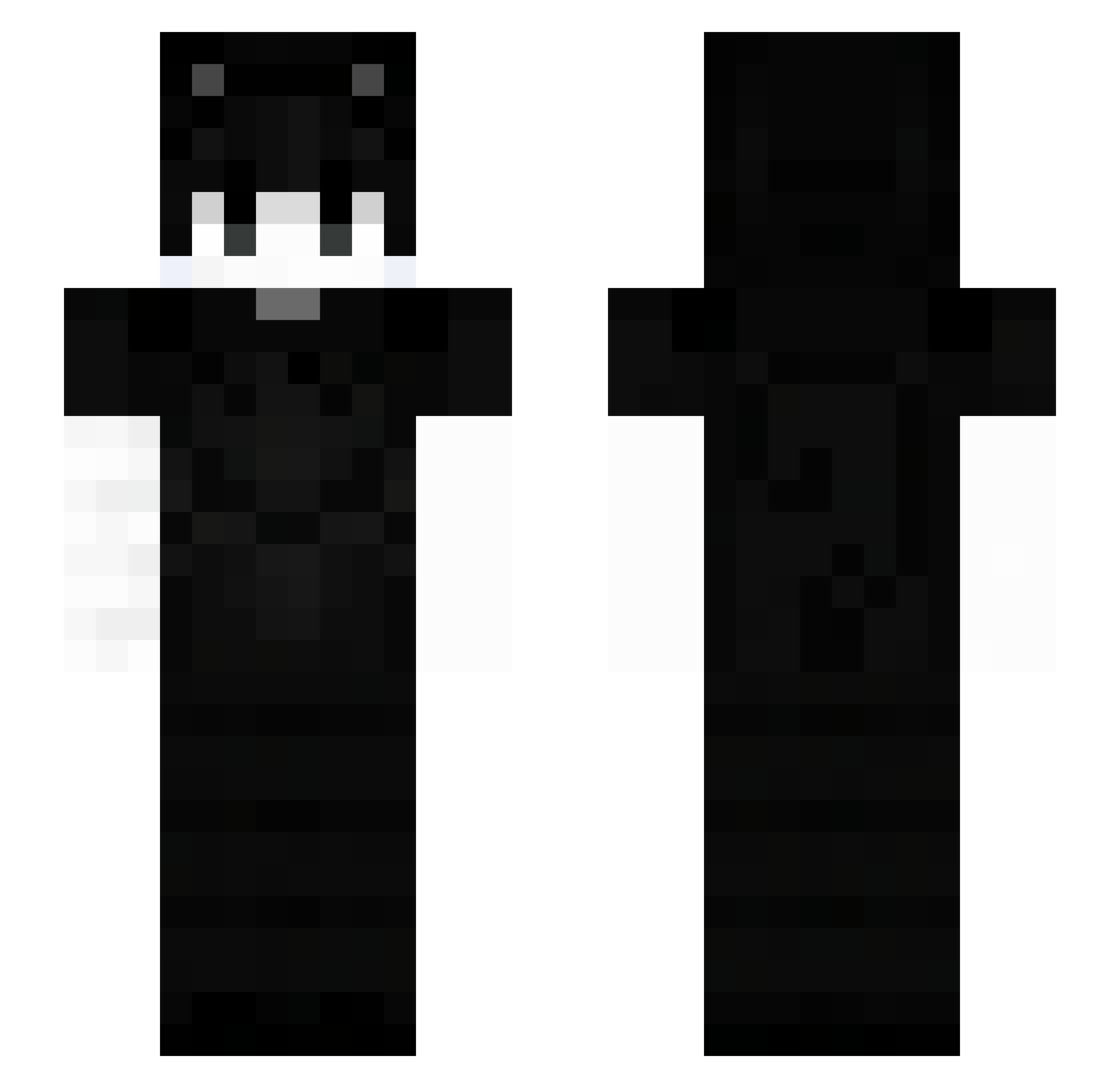 parasyte5962812 Minecraft skin, front and back view