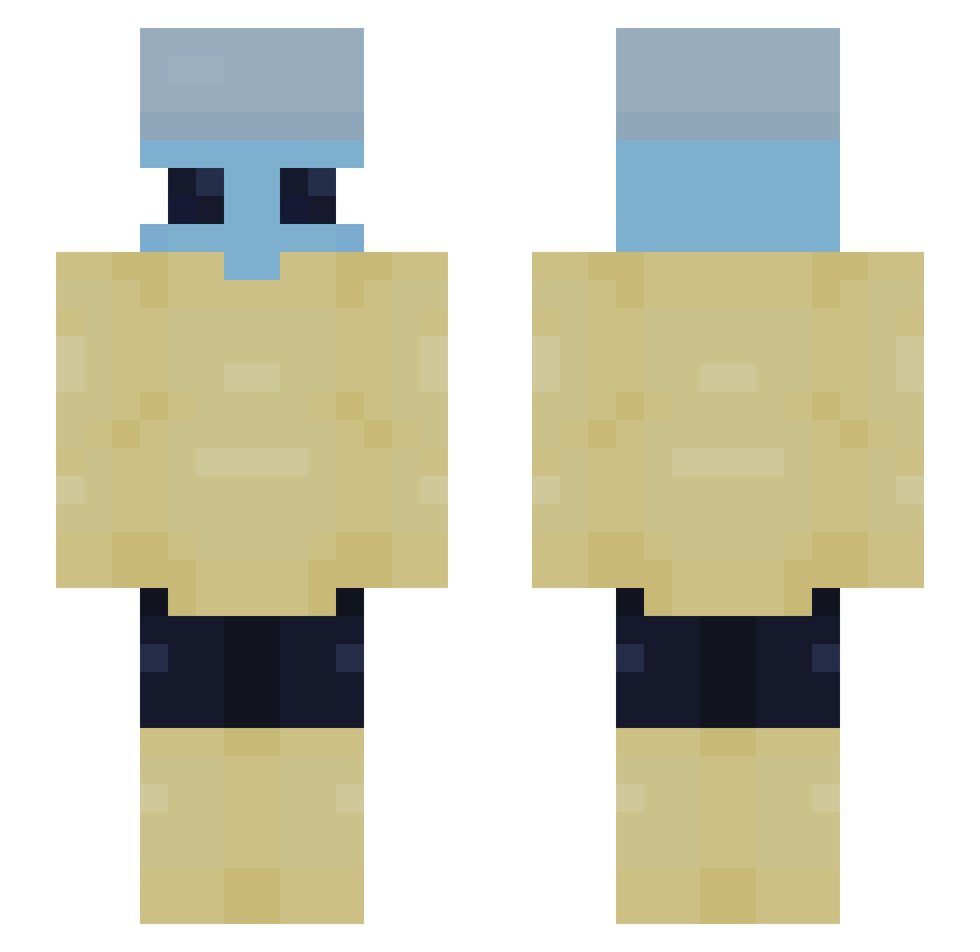 cinnaroll10 Minecraft skin, front and back view