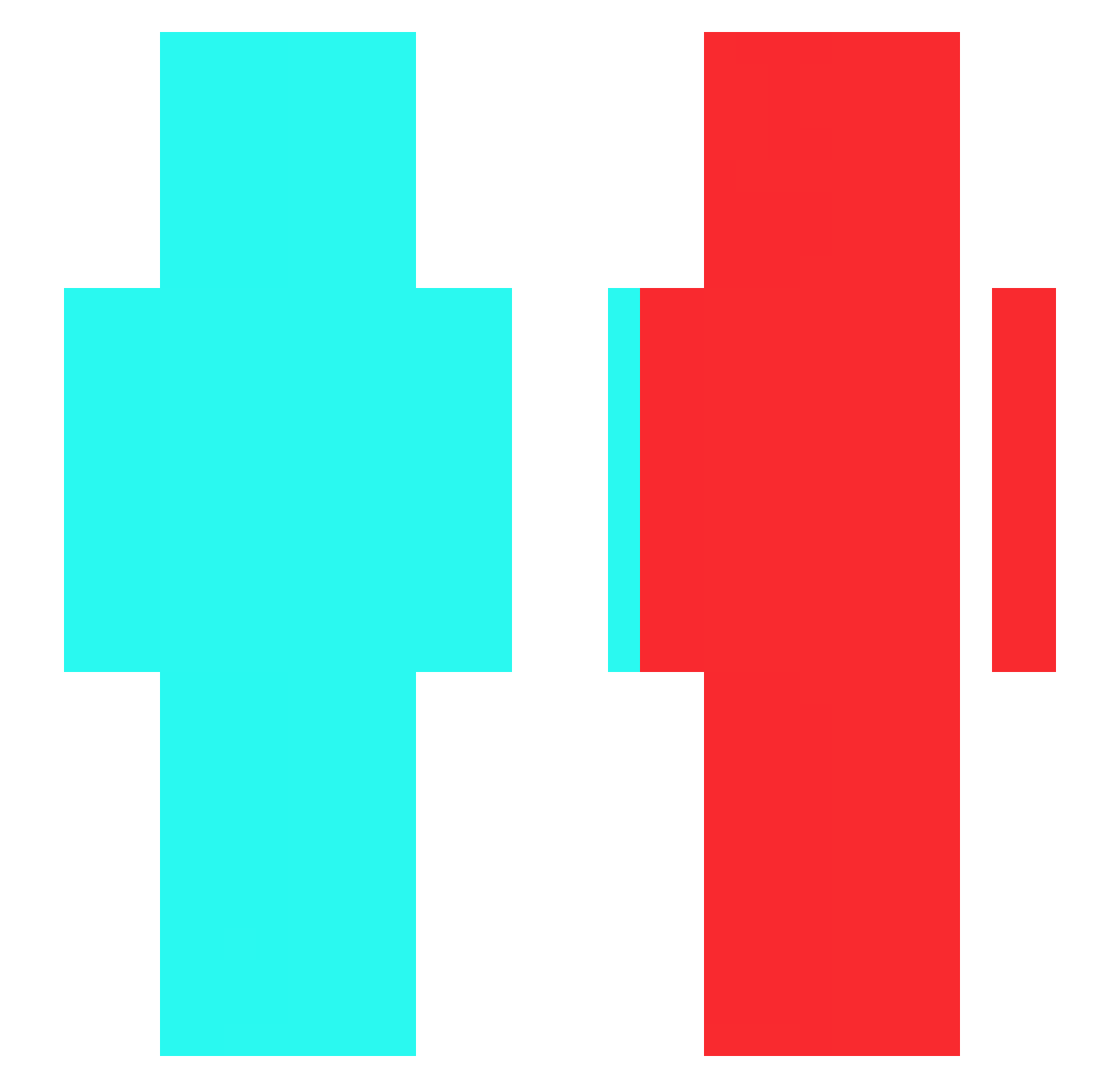 W1nNyz Minecraft skin, front and back view