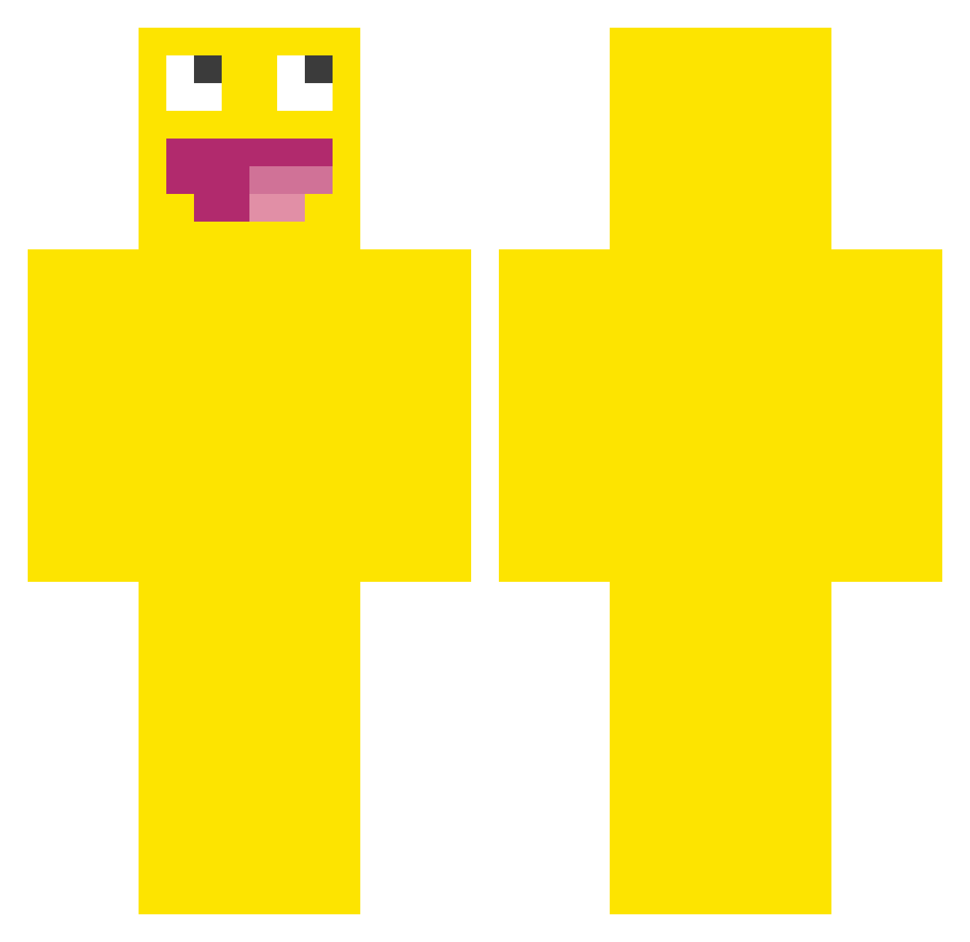 21sdsds21 Minecraft skin, front and back view