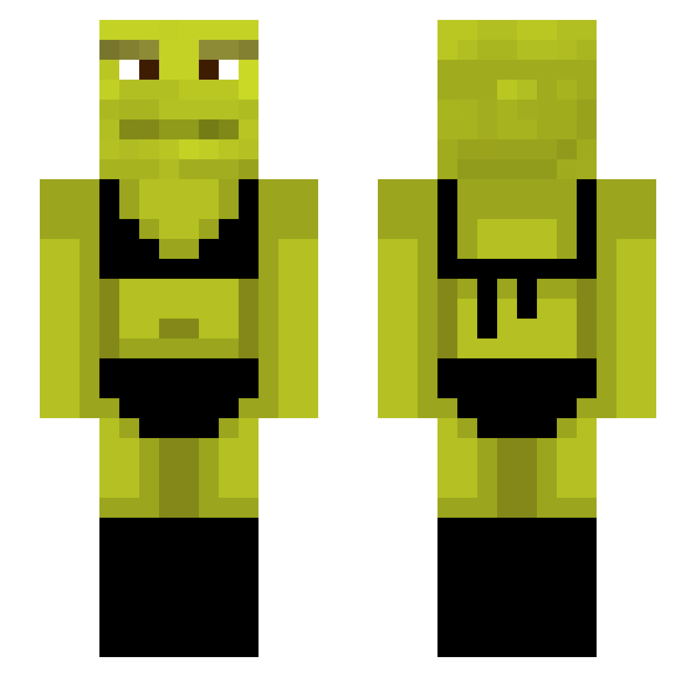 M4RV1N_HD Minecraft skin, front and back view