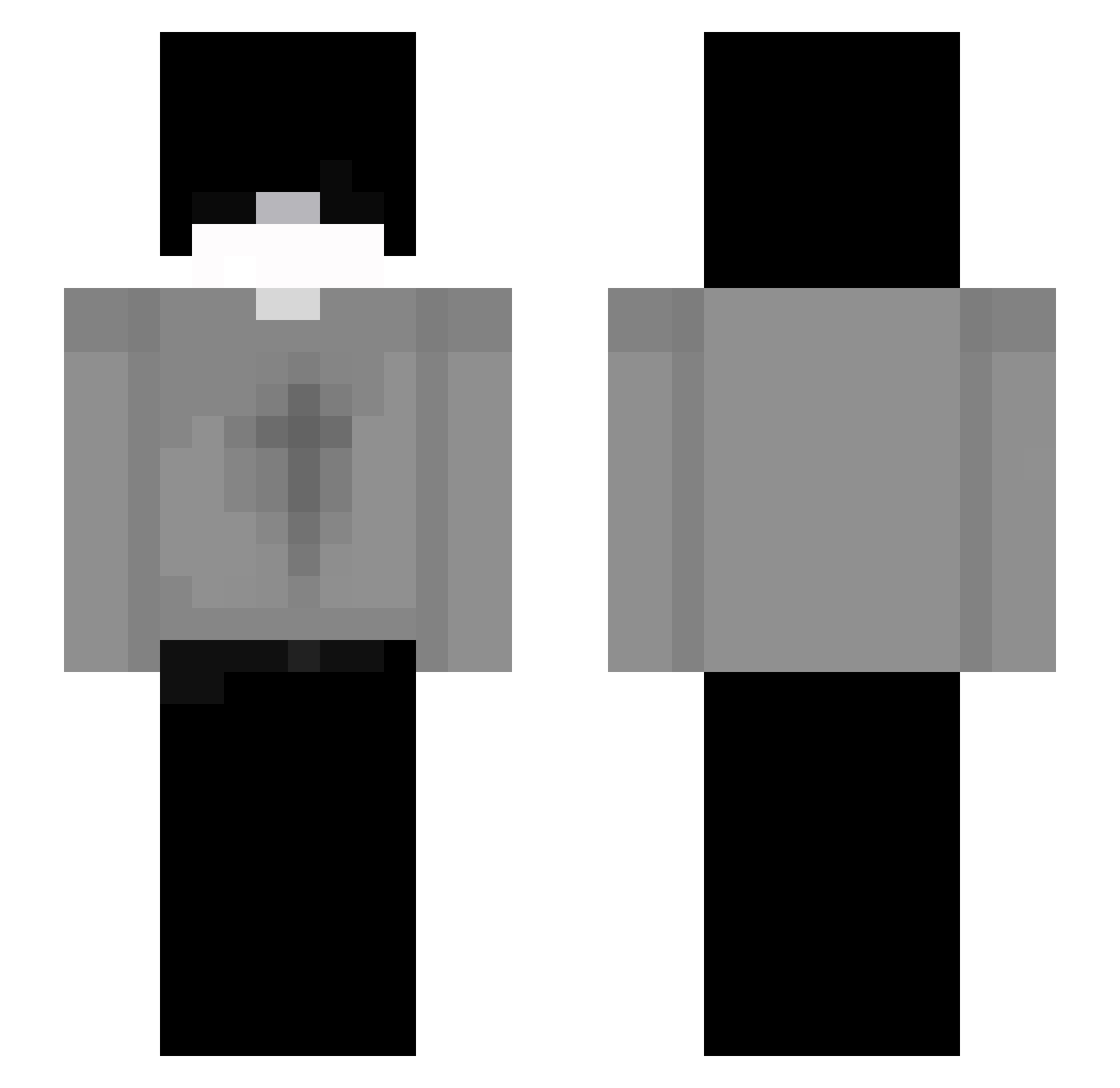 LILLEVINNE101 Minecraft skin, front and back view