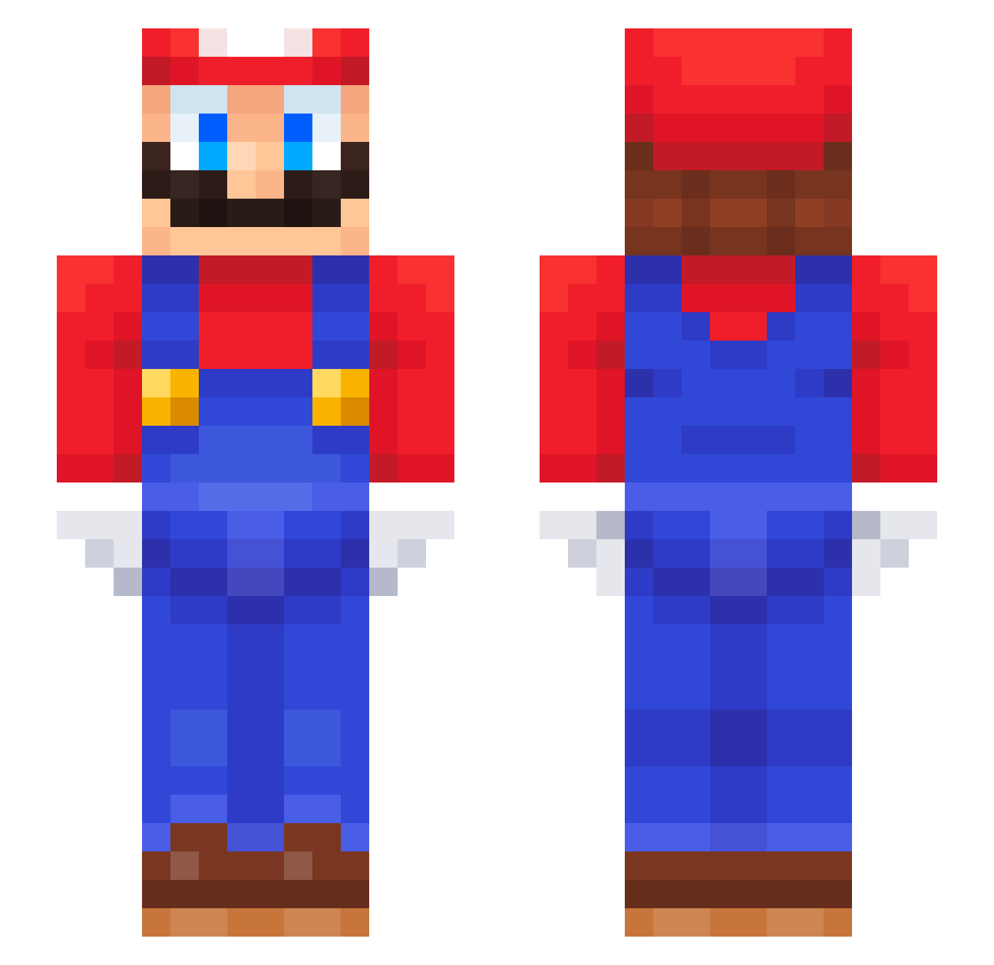 splatx_ Minecraft skin, front and back view