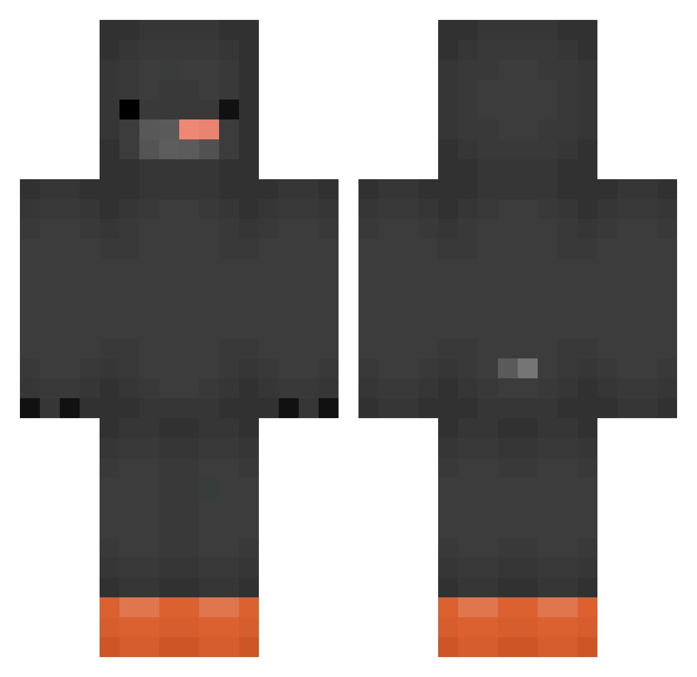 polnocny3062 Minecraft skin, front and back view