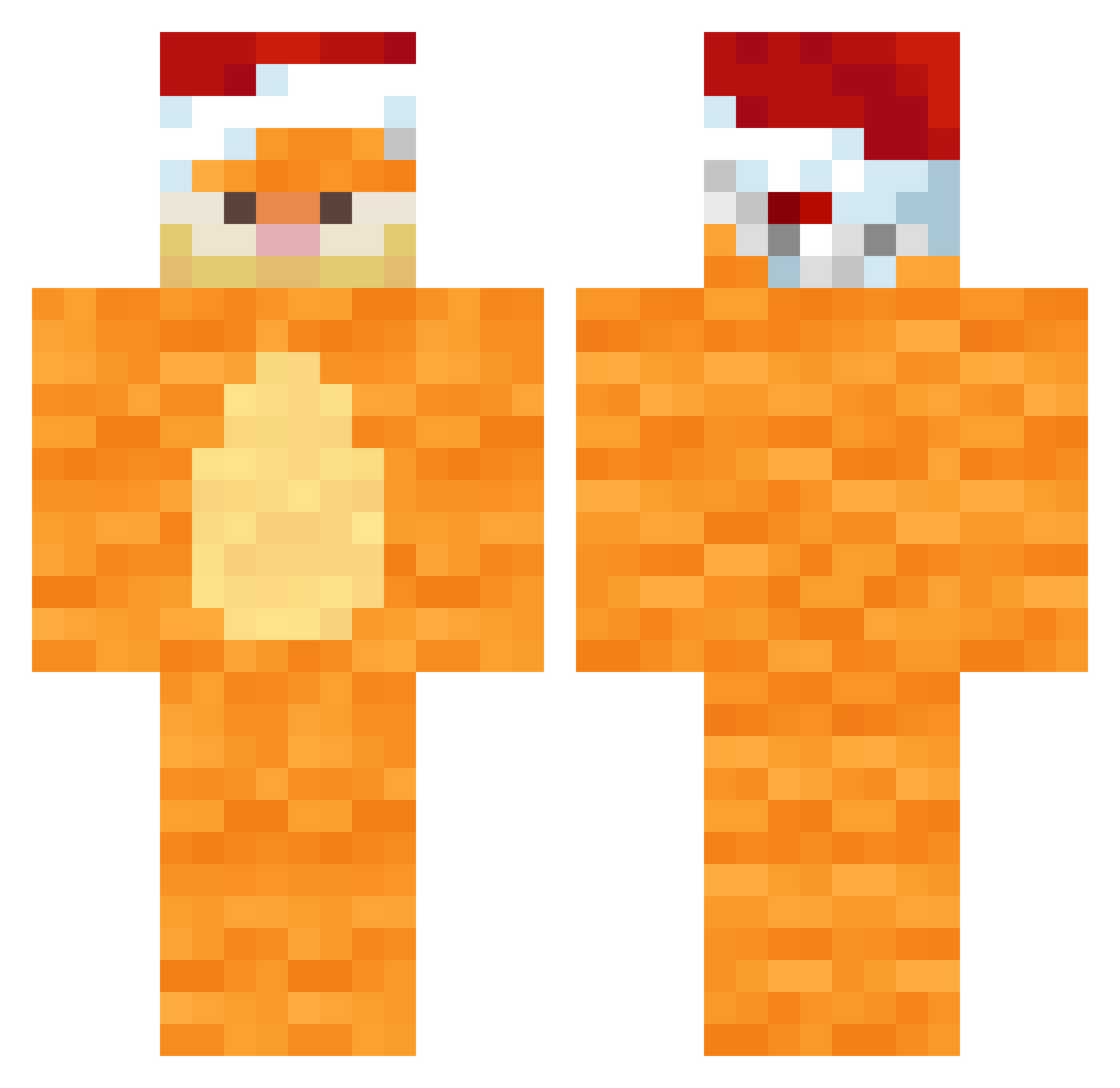 xXSoplicaaa Minecraft skin, front and back view