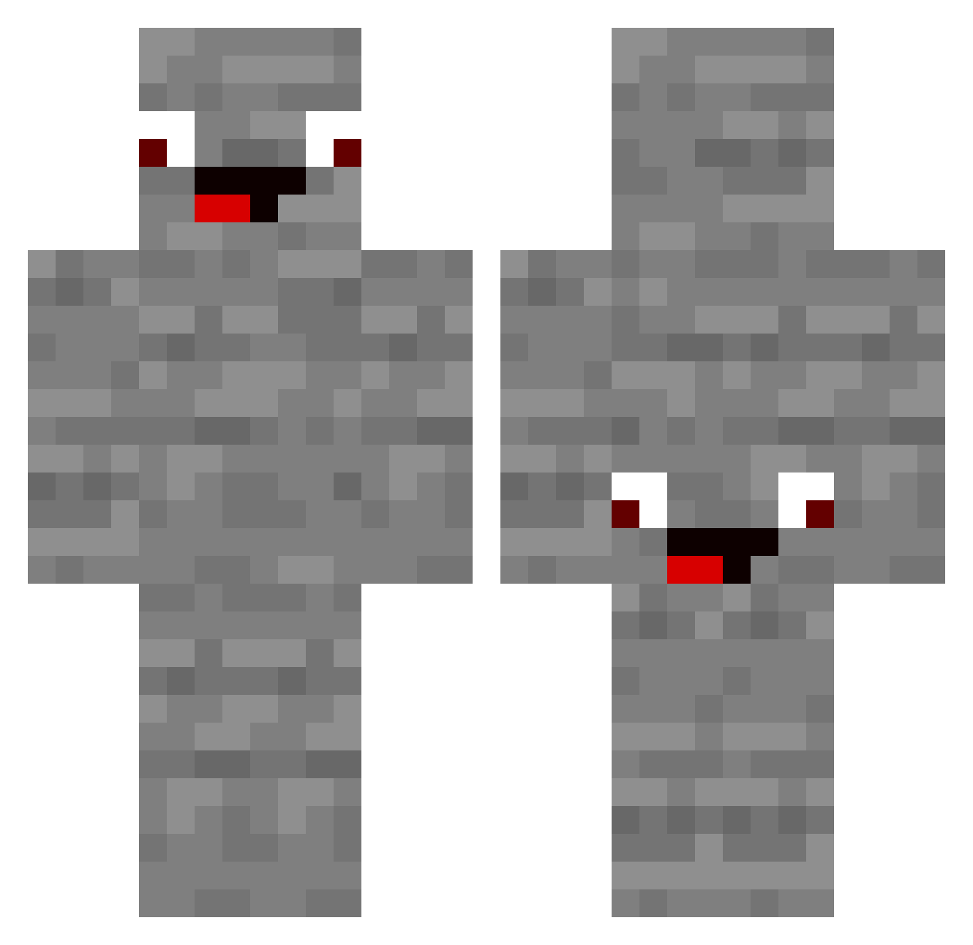 Franzl_Barca Minecraft skin, front and back view